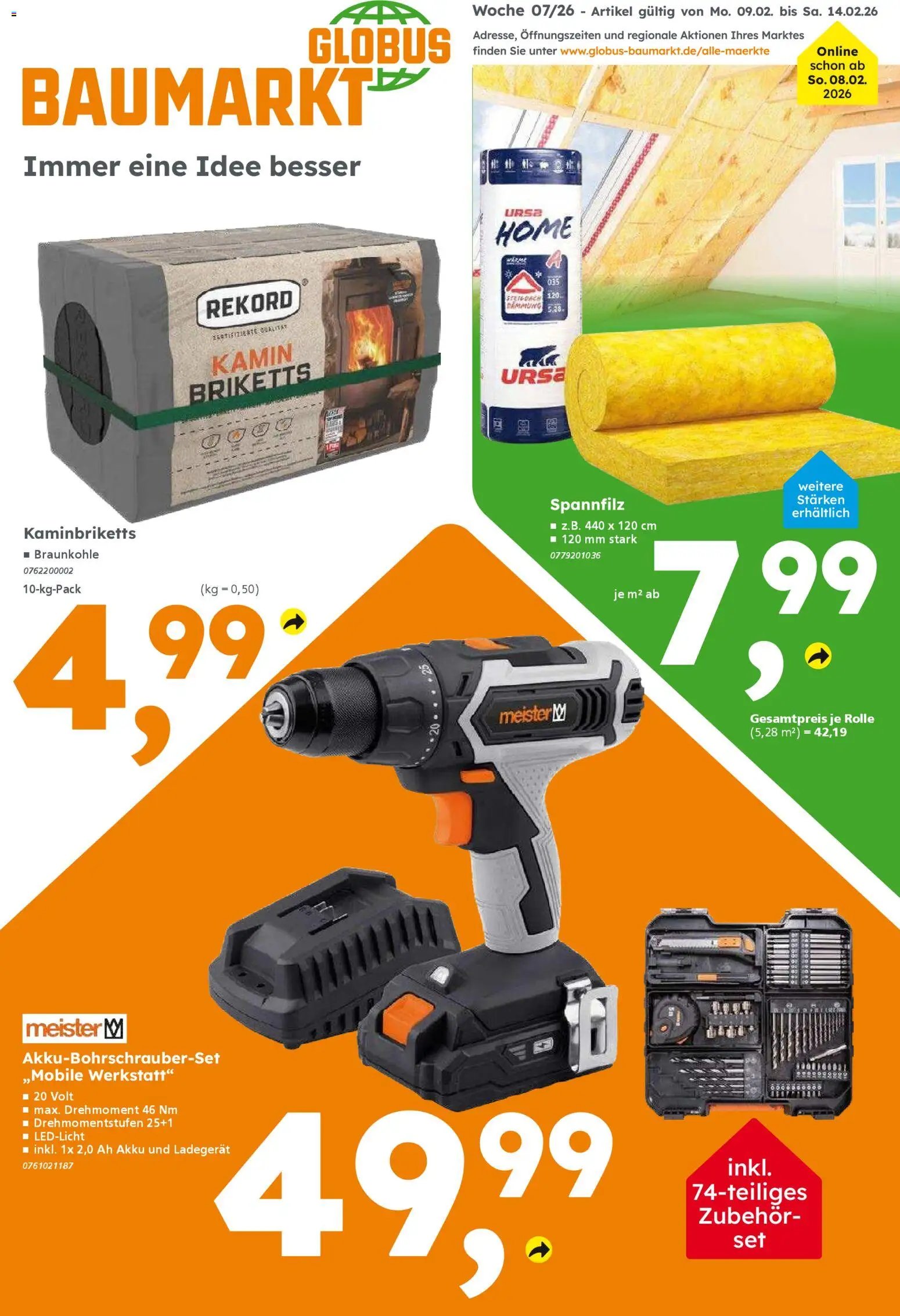 Globus Baumarkt Prospekt Weinstadt-Endersbach