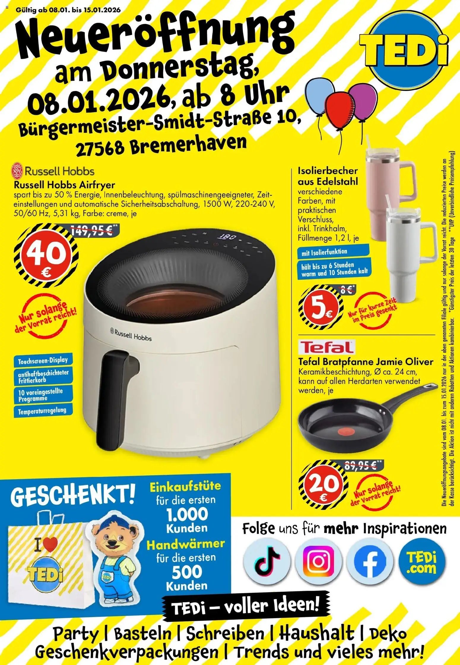 TEDi - TEDi Neueröffnung Bremerhaven