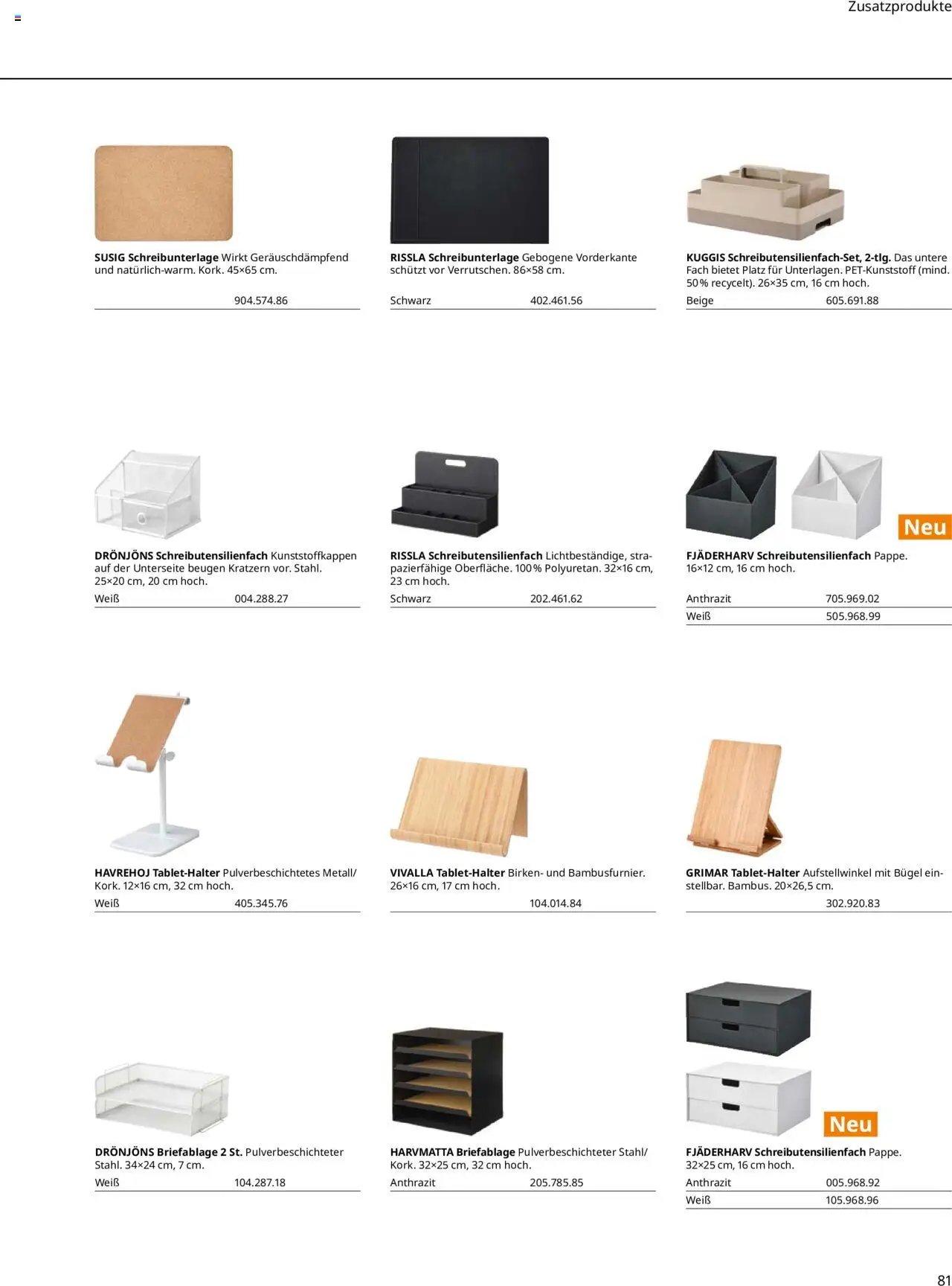 Ikea Büroeinrichtung (2025-09-30 - 2026-09-30)