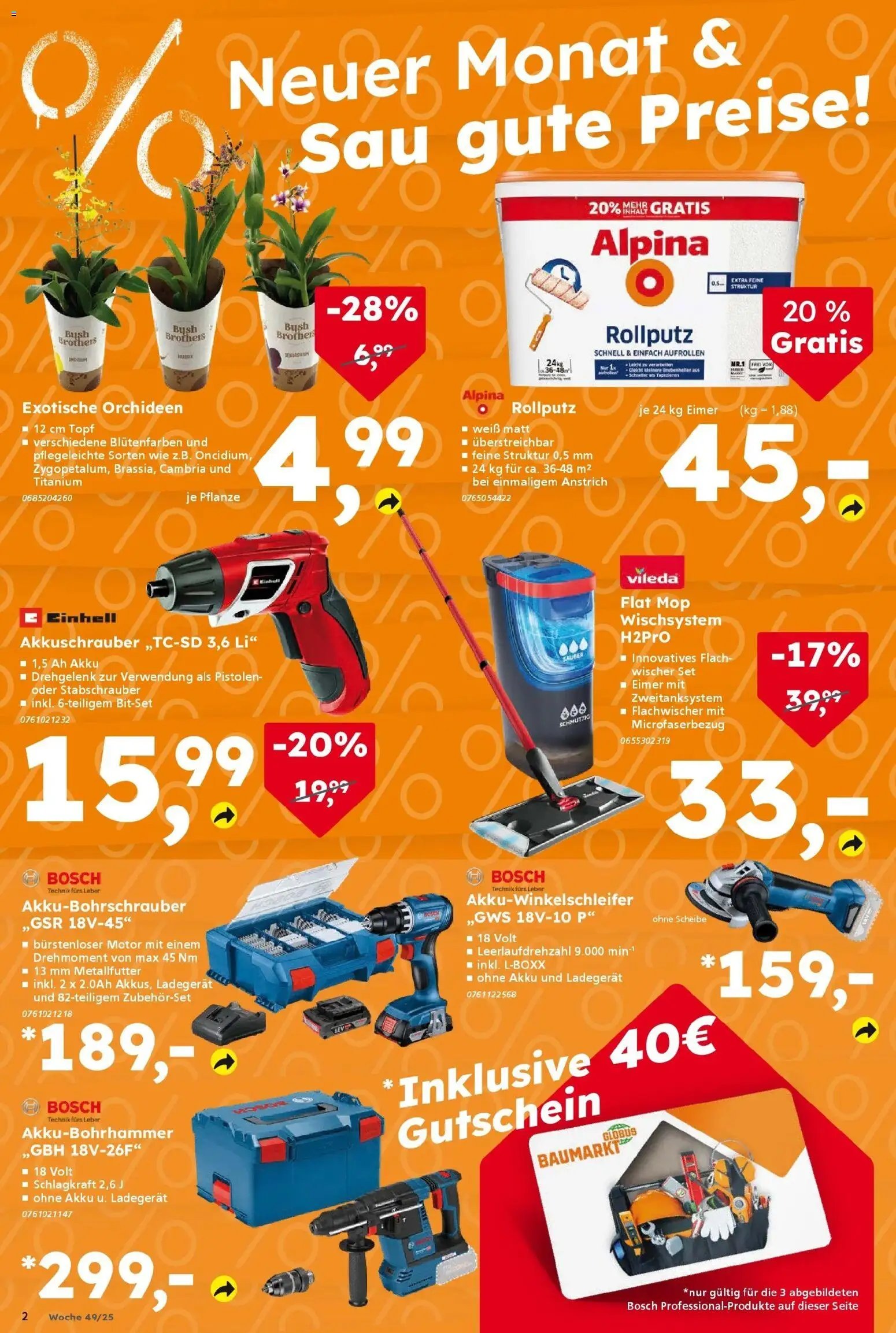 Globus Baumarkt prospekt Ilmenau	