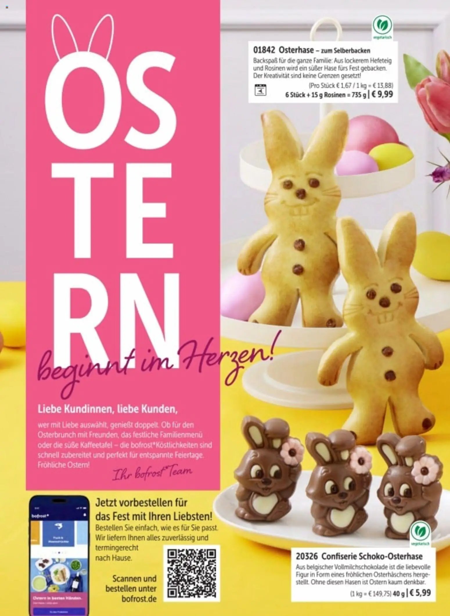 Bofrost Katalog Osterprogramm