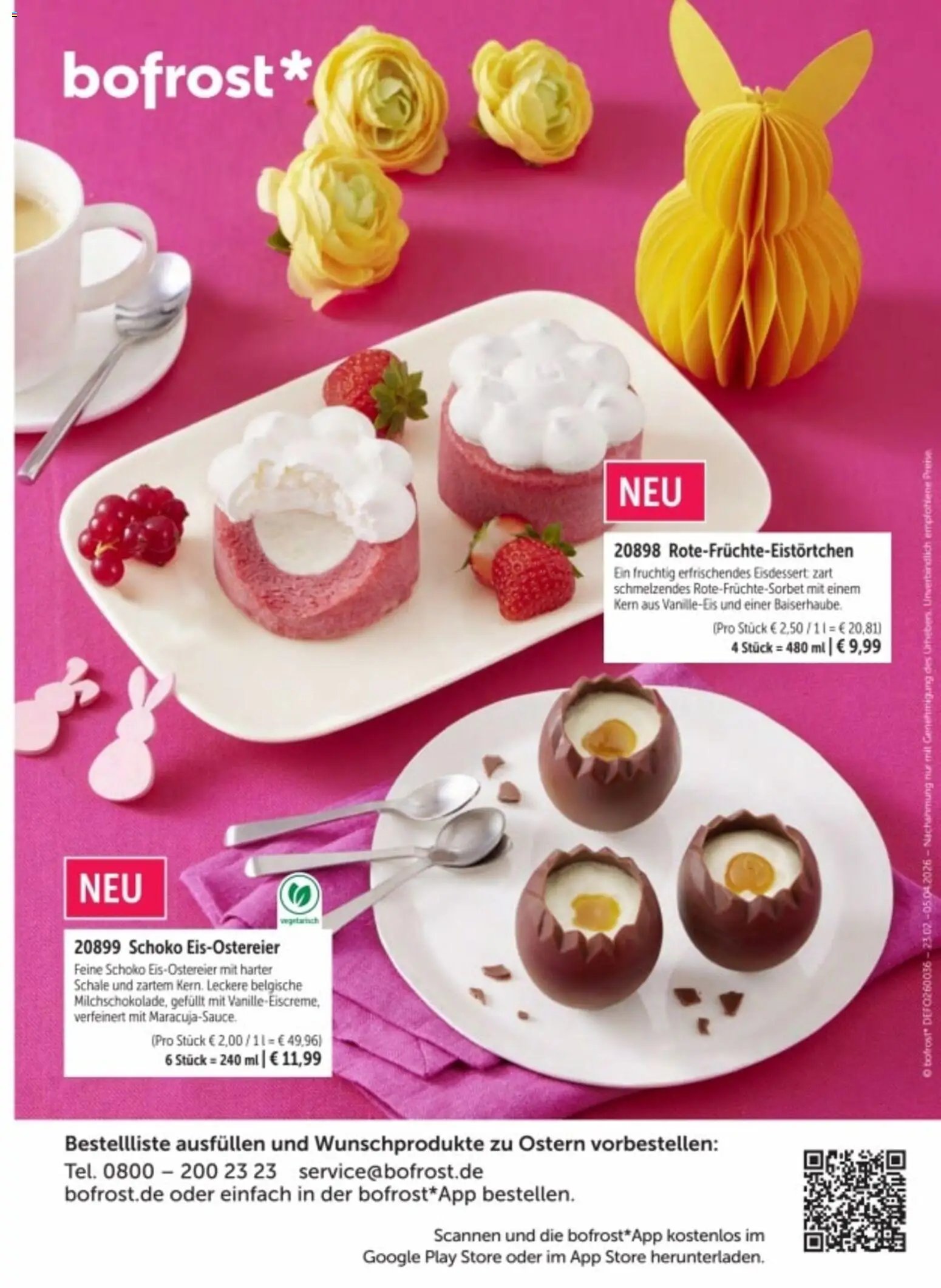 Bofrost Katalog Osterprogramm