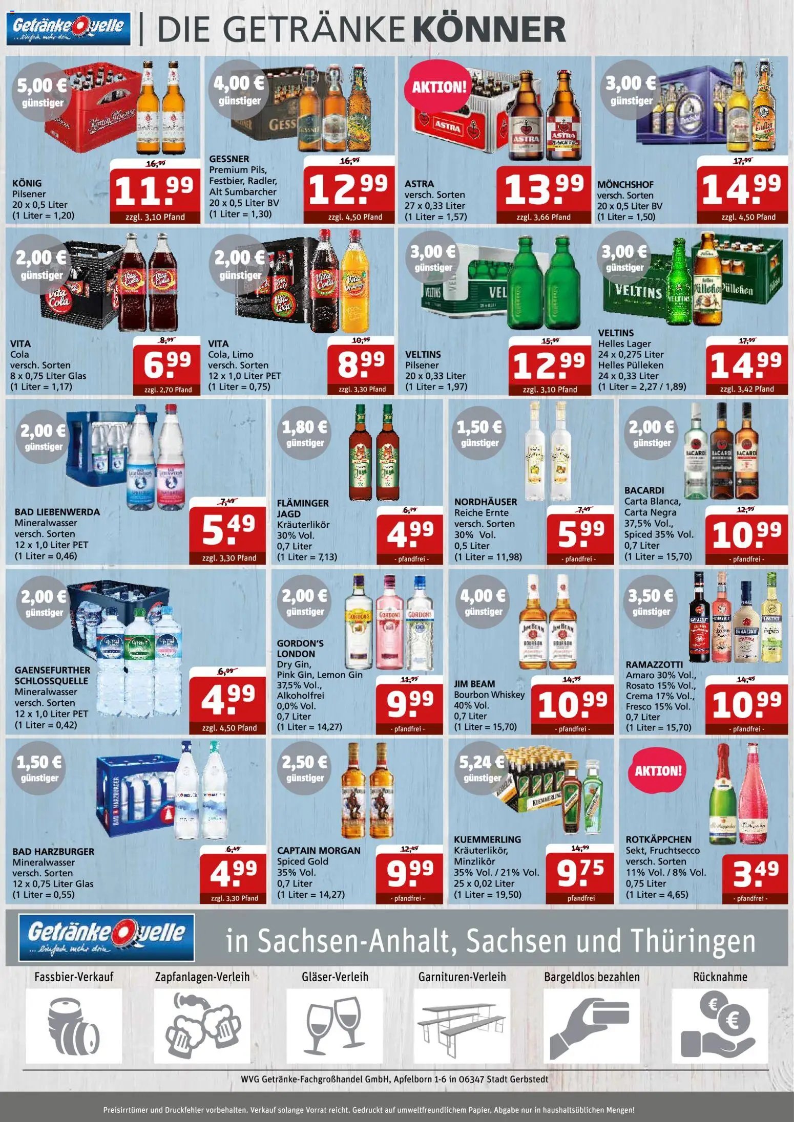 Getränke Quelle Prospekt Delitzsch	