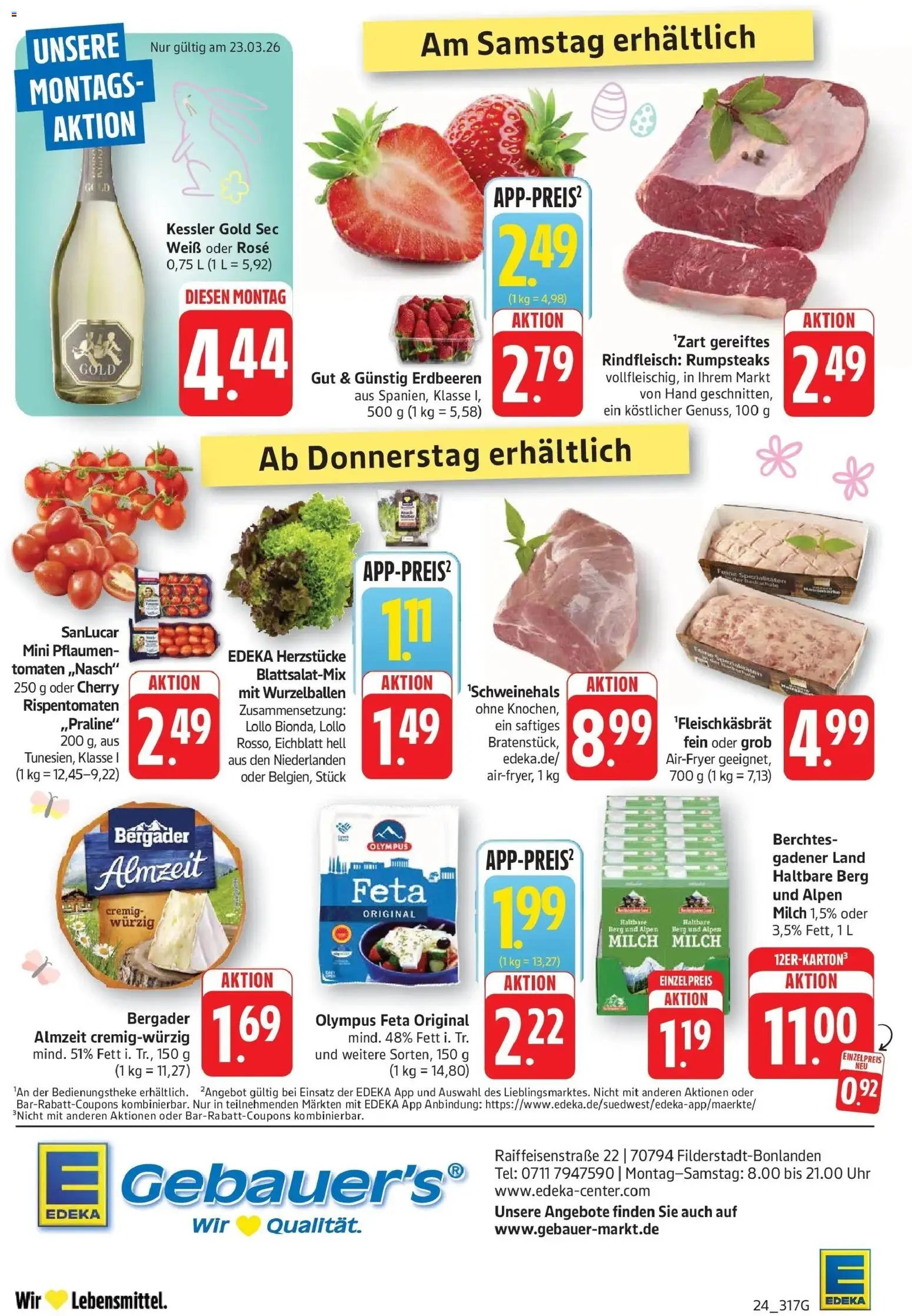 E center Prospekt Filderstadt-Bonlanden	 (2026-03-23 - 2026-03-28)