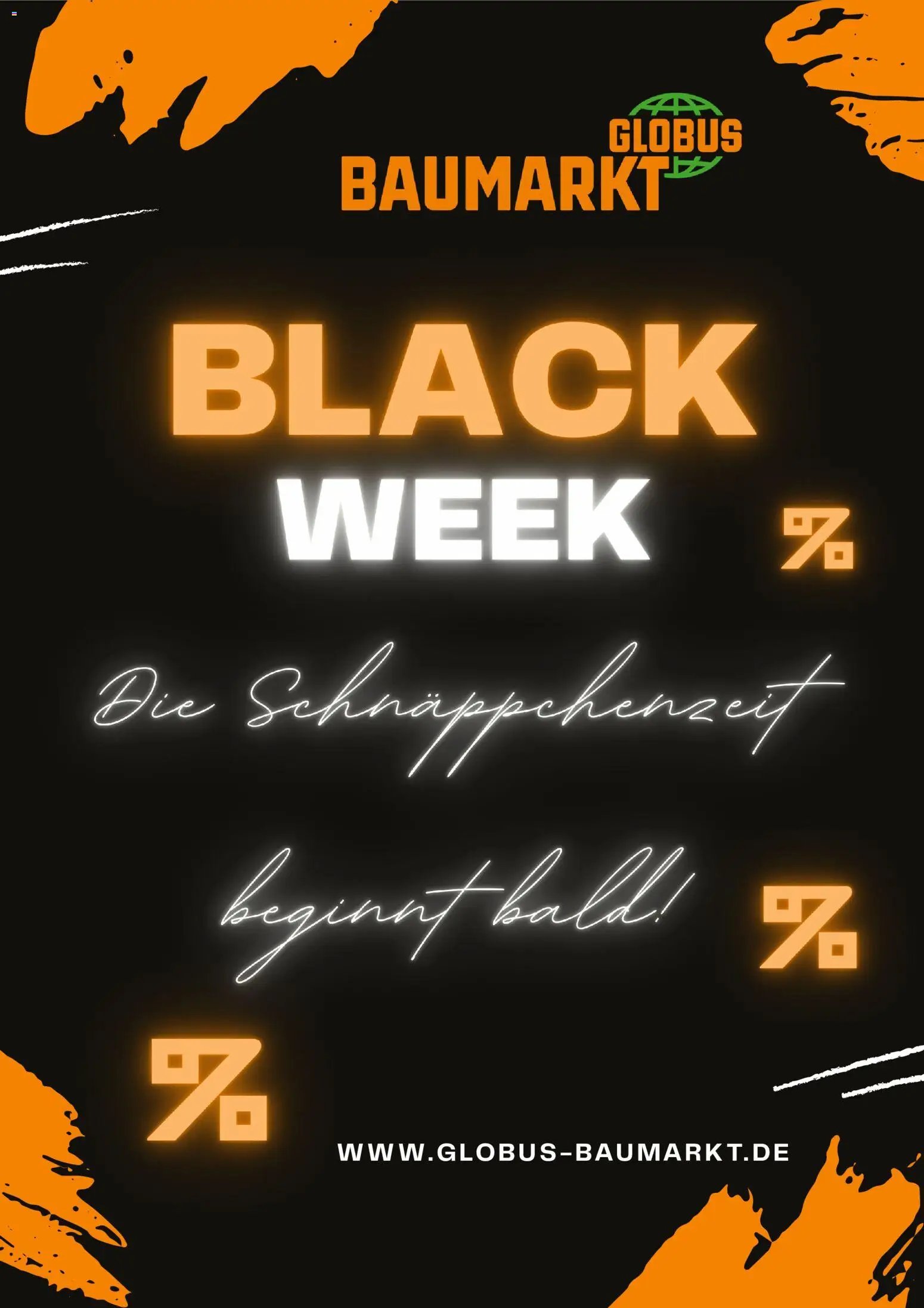Globus Baumarkt Black Friday Ankündigung
