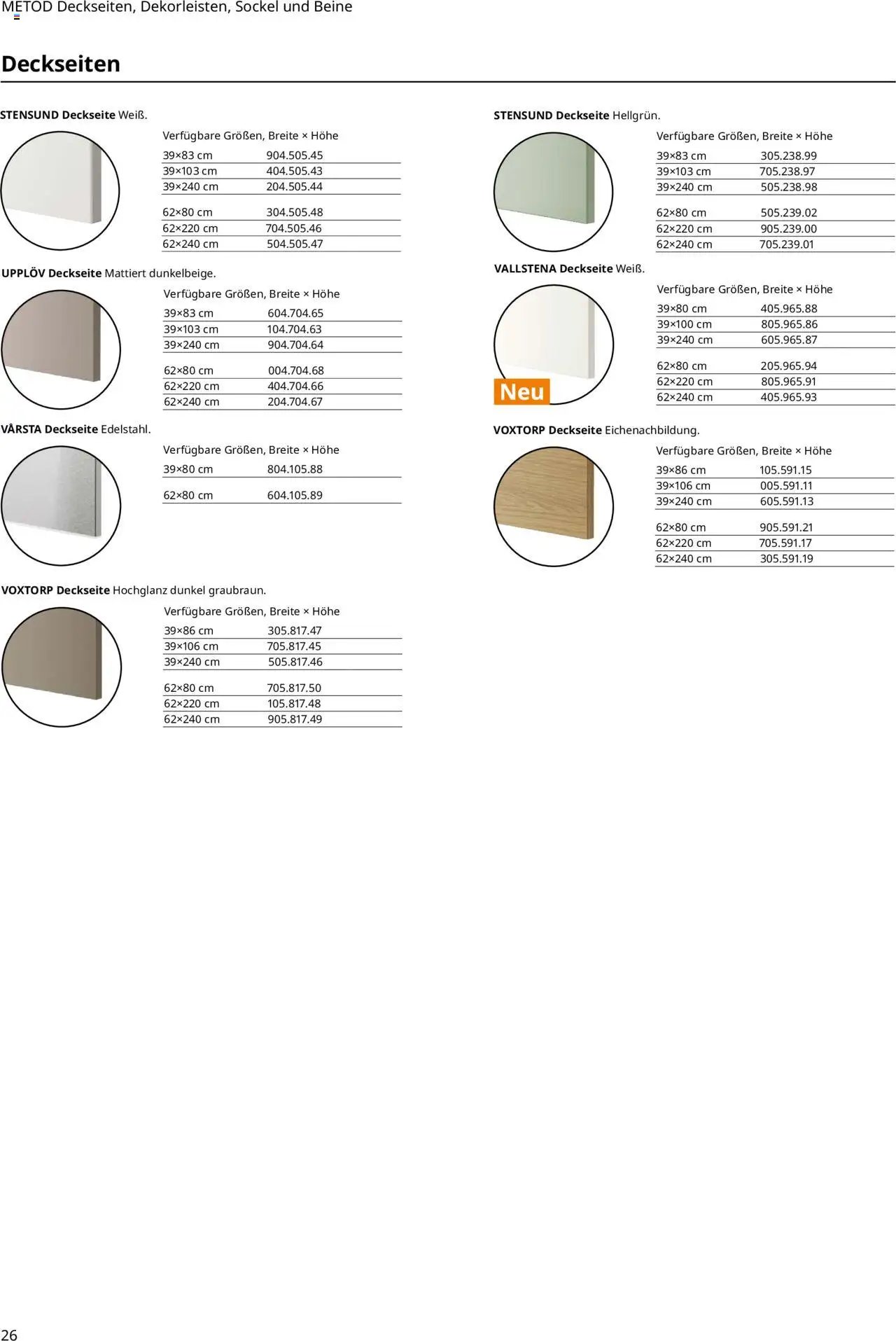 Ikea Küchen (2025-09-30 - 2026-09-30)