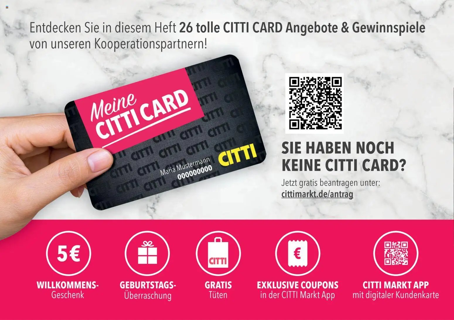 CITTI Markt Vorteilsheft