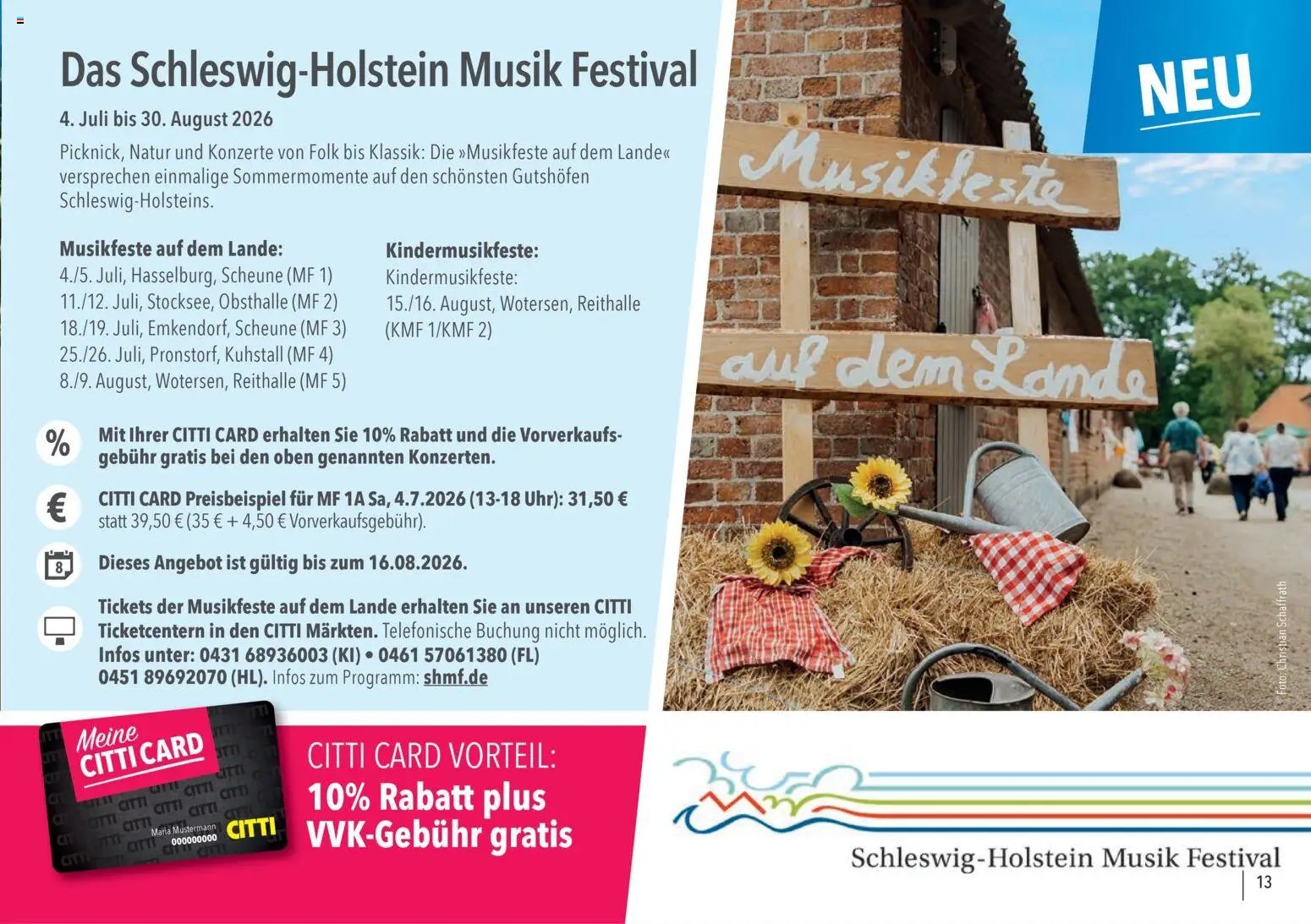 CITTI Markt Vorteilsheft