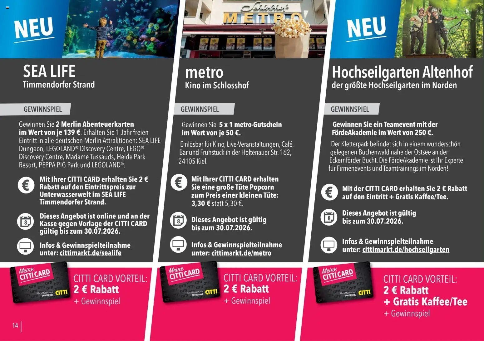 CITTI Markt Vorteilsheft