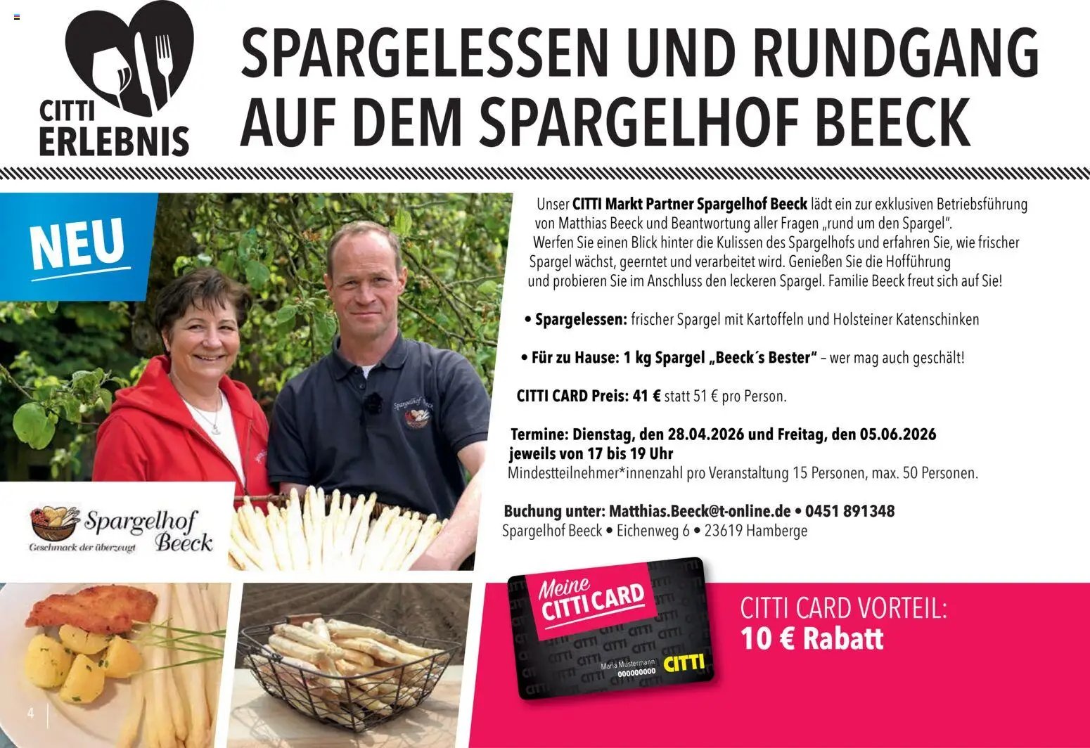 CITTI Markt Vorteilsheft
