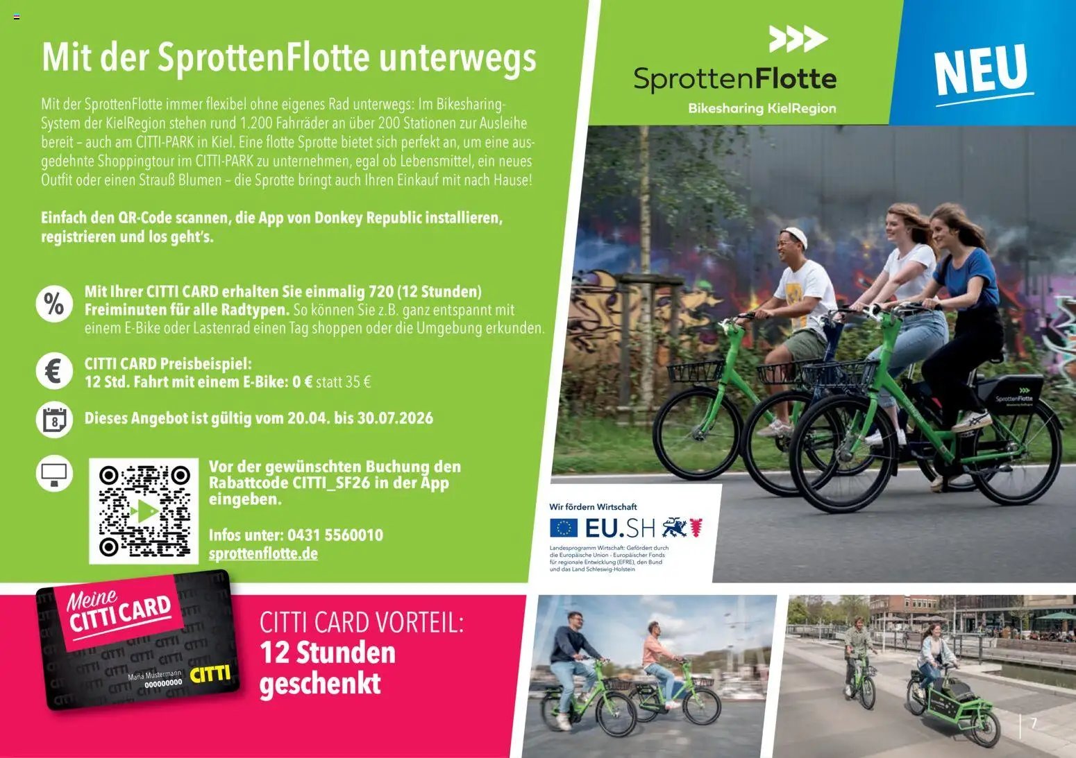 CITTI Markt Vorteilsheft