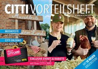 CITTI Markt Vorteilsheft