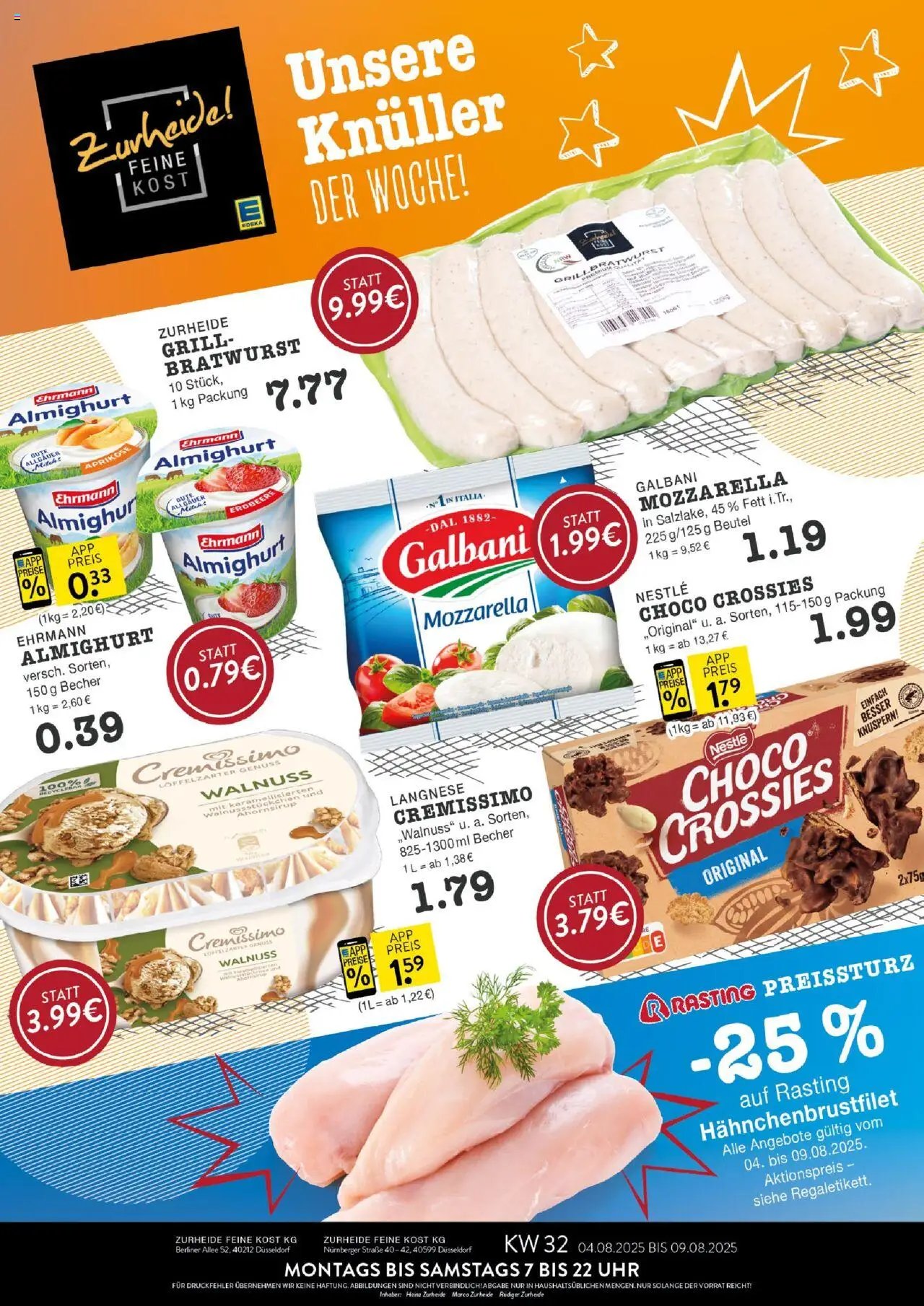 Edeka Zurheide Prospekt 	 (2025-08-04 - 2025-08-09) | 1