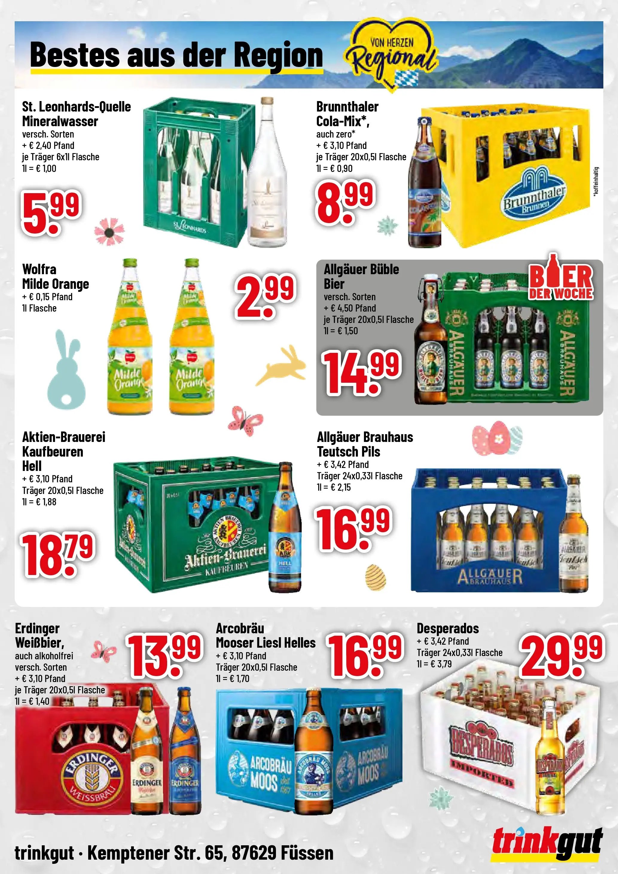 Trinkgut Prospekt Füssen	