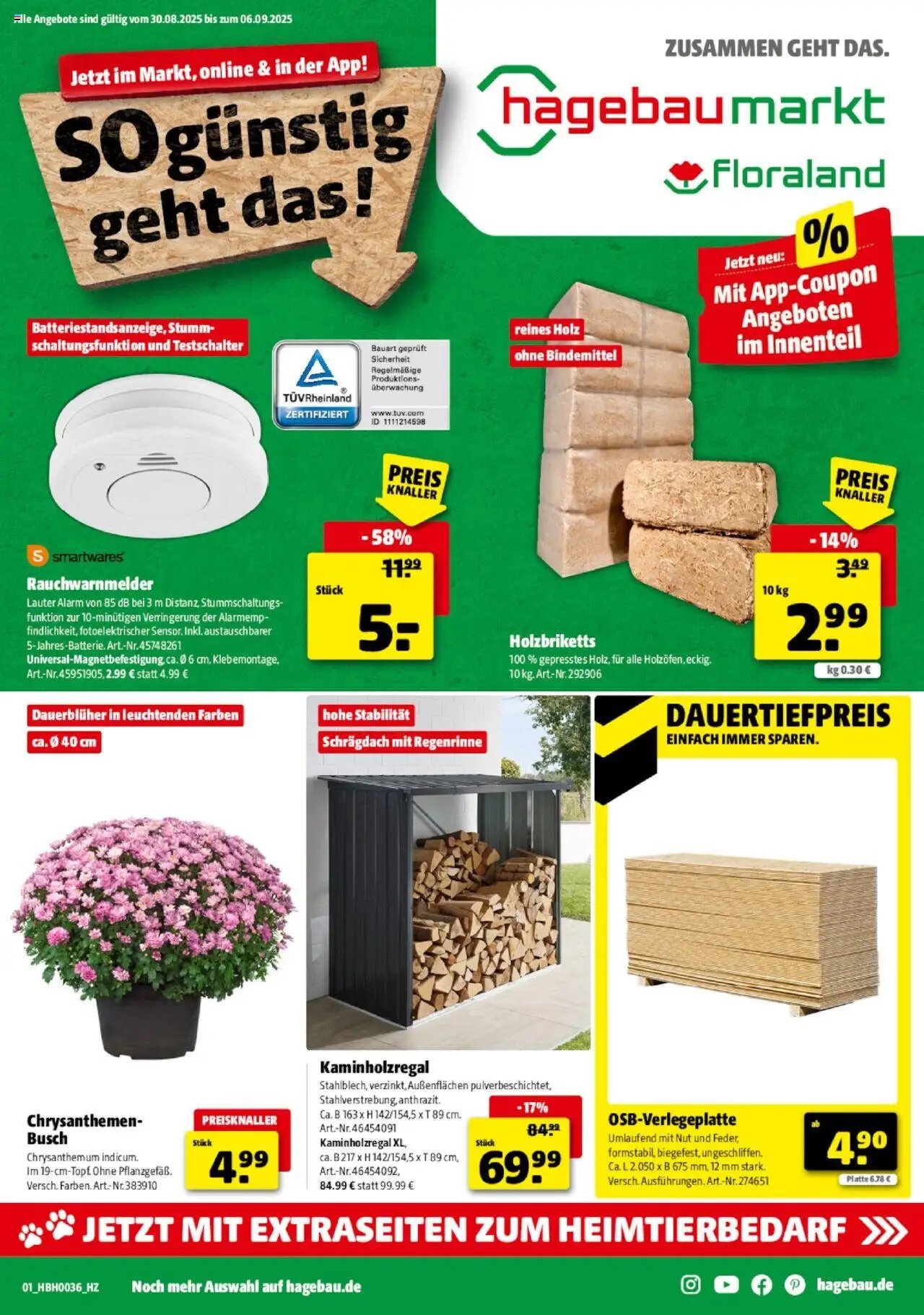 Hagebau Prospekt Ditzingen	 (2025-08-30 - 2025-09-06) | 1