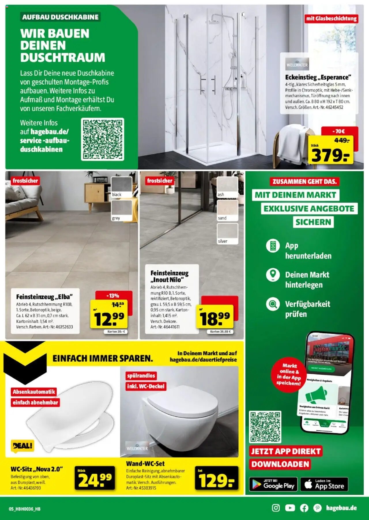 Hagebau Prospekt Ditzingen	 (2025-08-30 - 2025-09-06) | 5