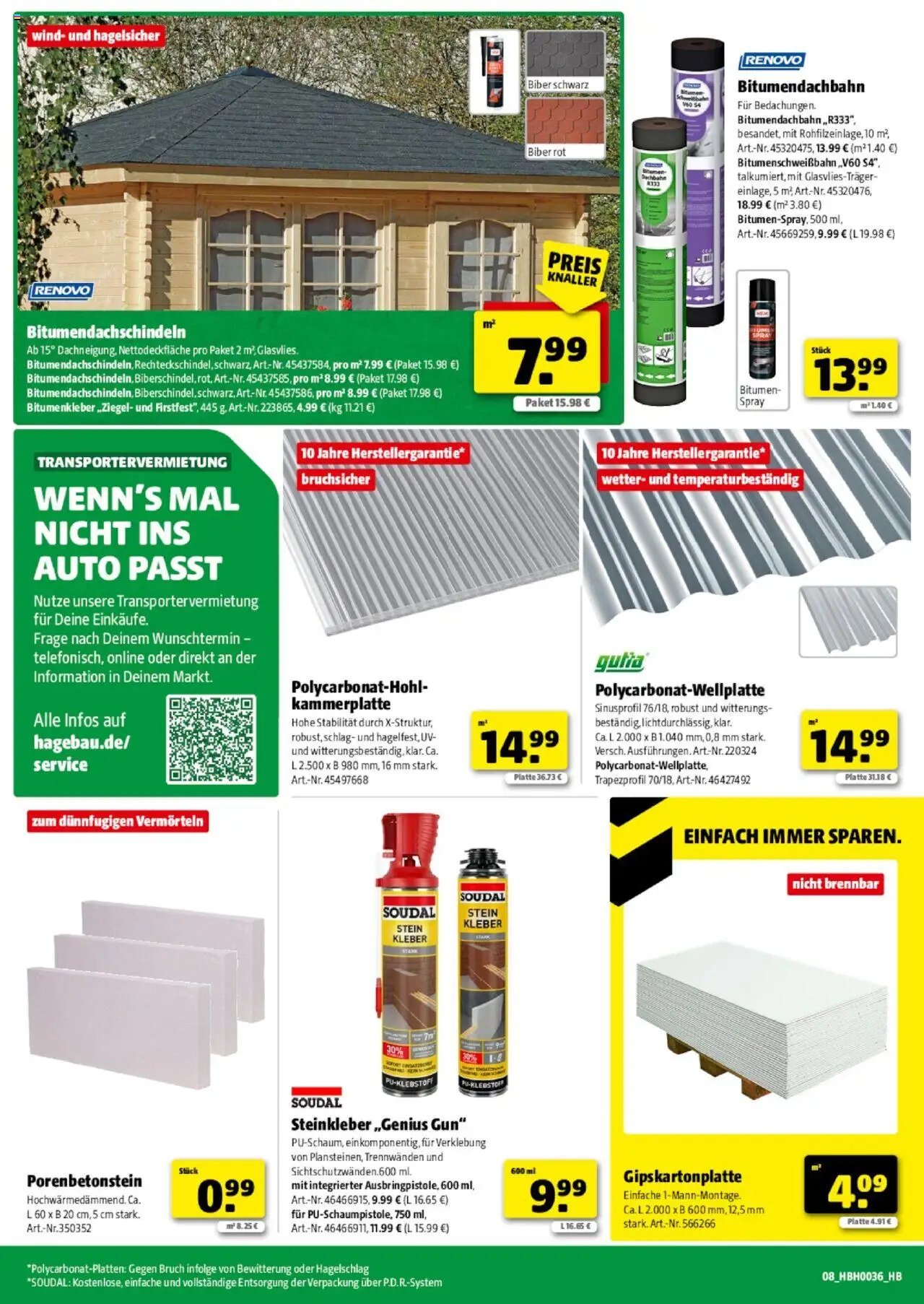 Hagebau Prospekt Ditzingen	 (2025-08-30 - 2025-09-06) | 8