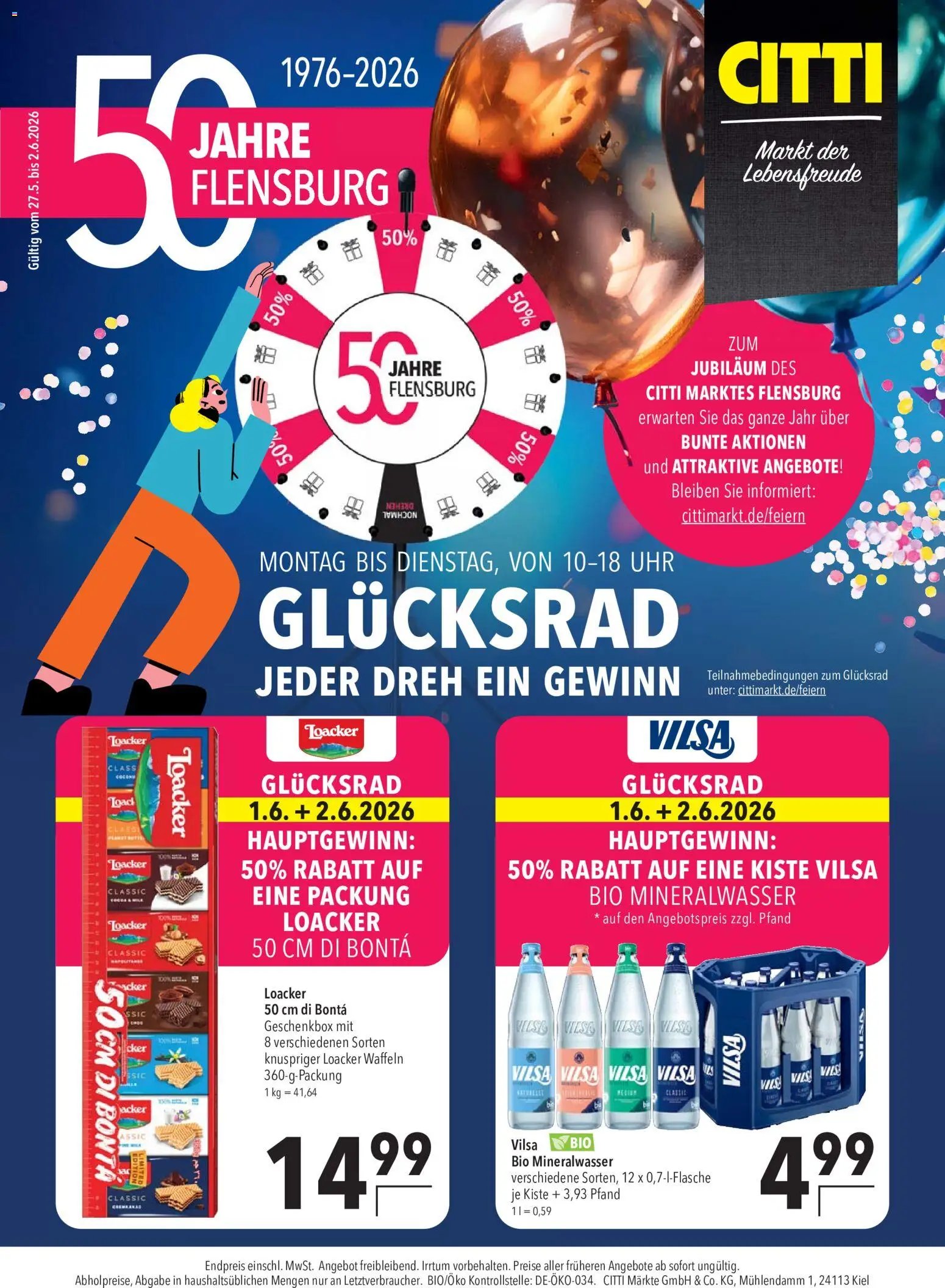 CITTI Markt 50 Jahre Flensburg