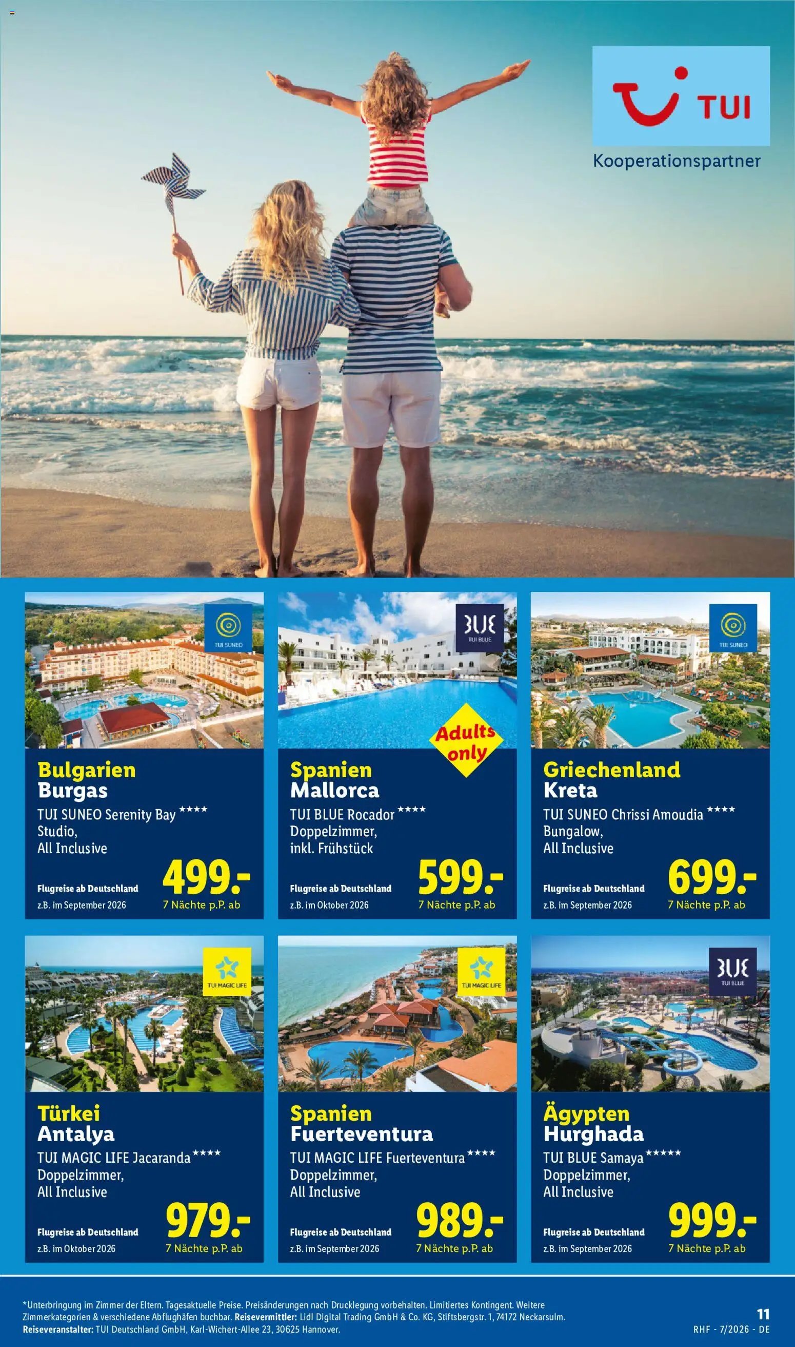 Lidl Reisen Prospekt