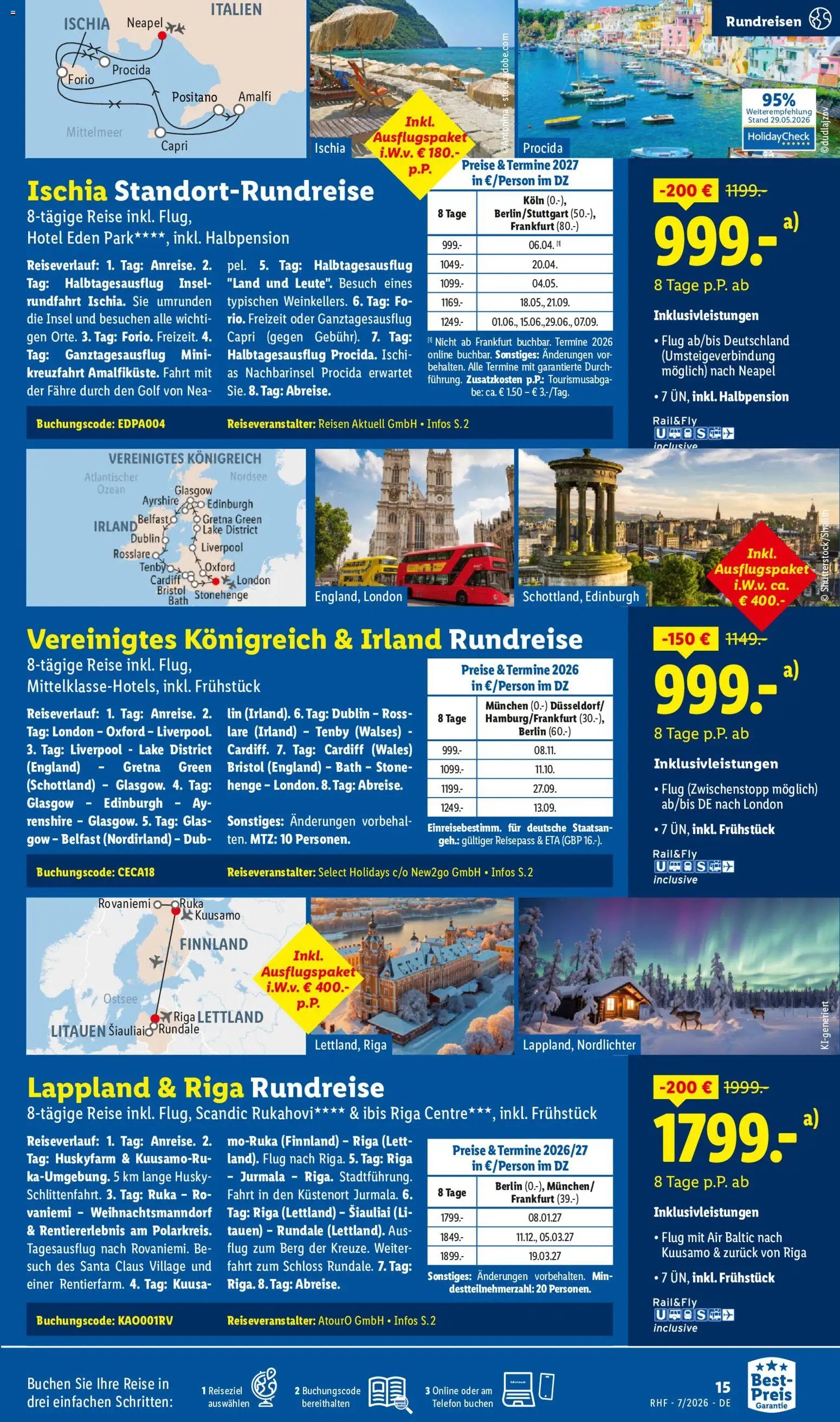 Lidl Reisen Prospekt