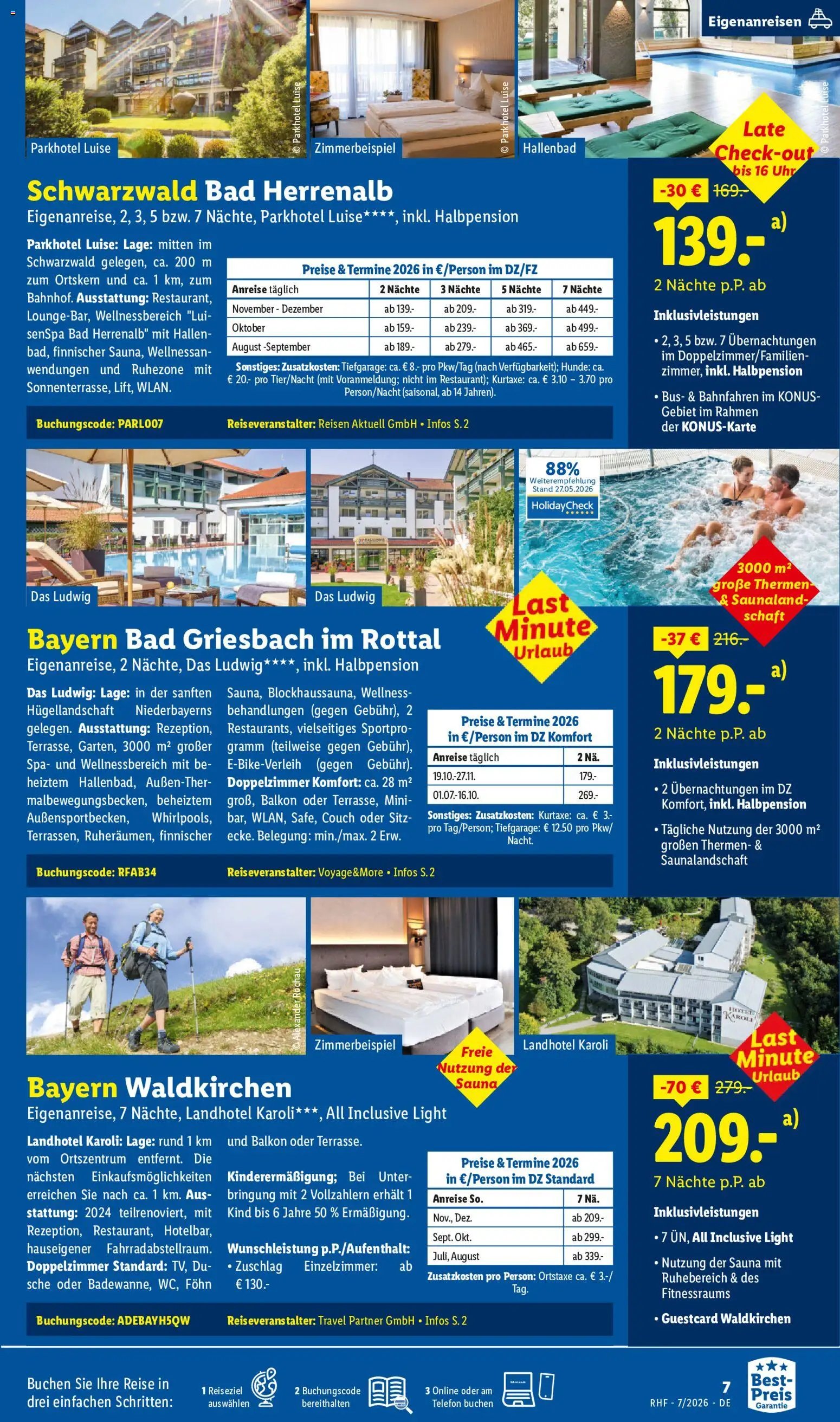 Lidl Reisen Prospekt