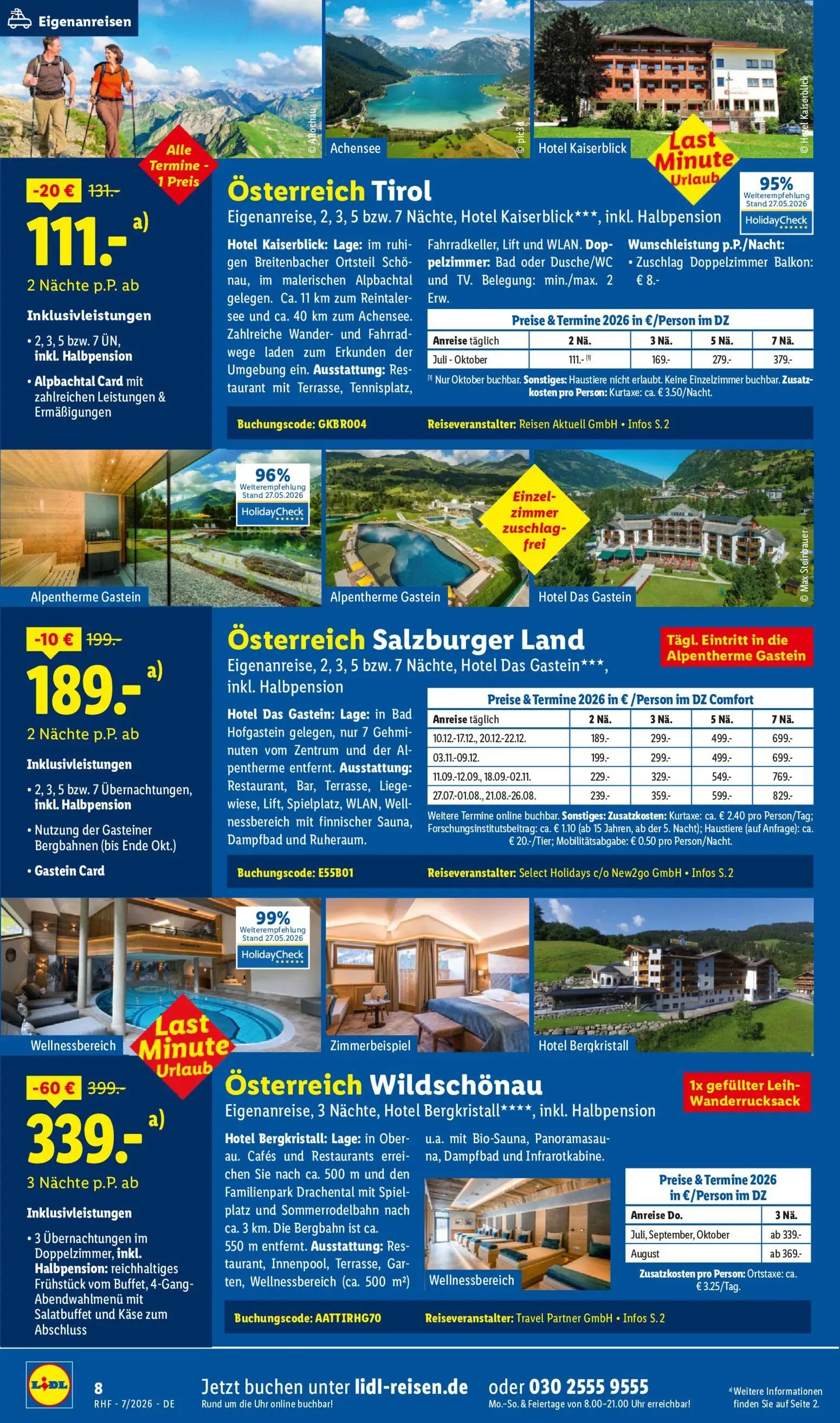 Lidl Reisen Prospekt