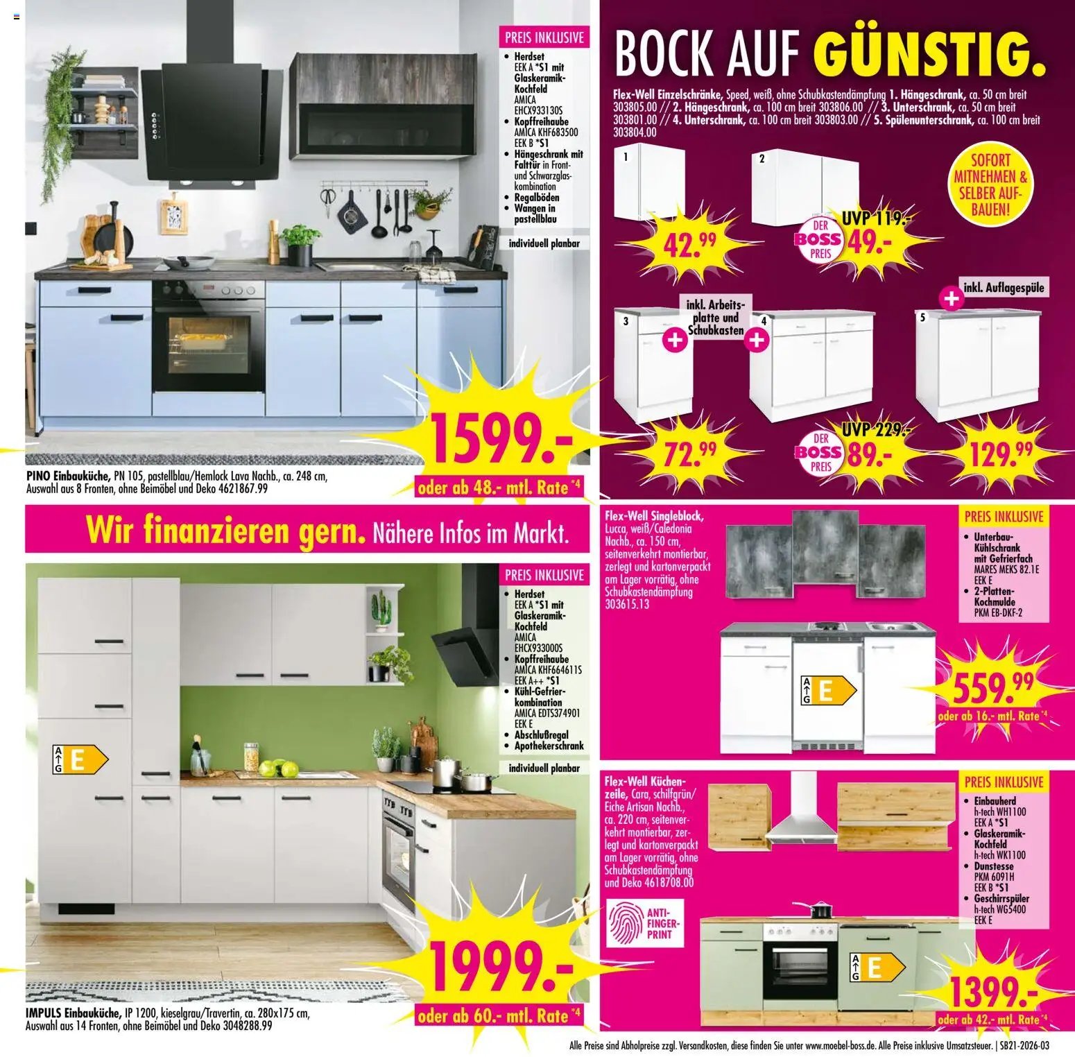 SB Möbel Boss Prospekt 	