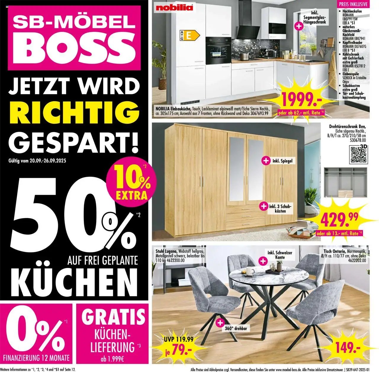 SB Möbel Boss Prospekt Neubrandenburg (2025-09-20 - 2025-09-26) | 1