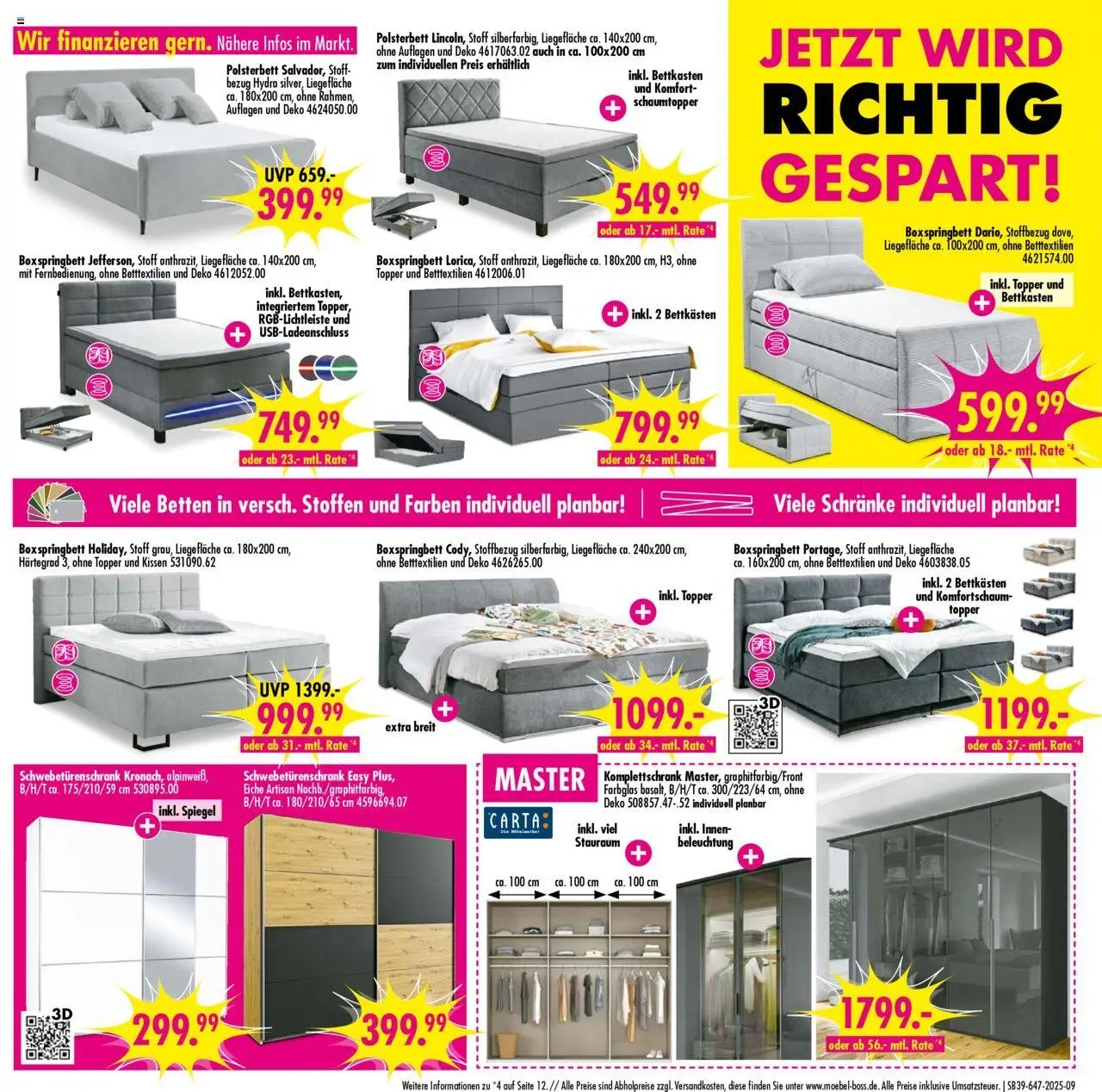 SB Möbel Boss Prospekt Neubrandenburg (2025-09-20 - 2025-09-26) | 9