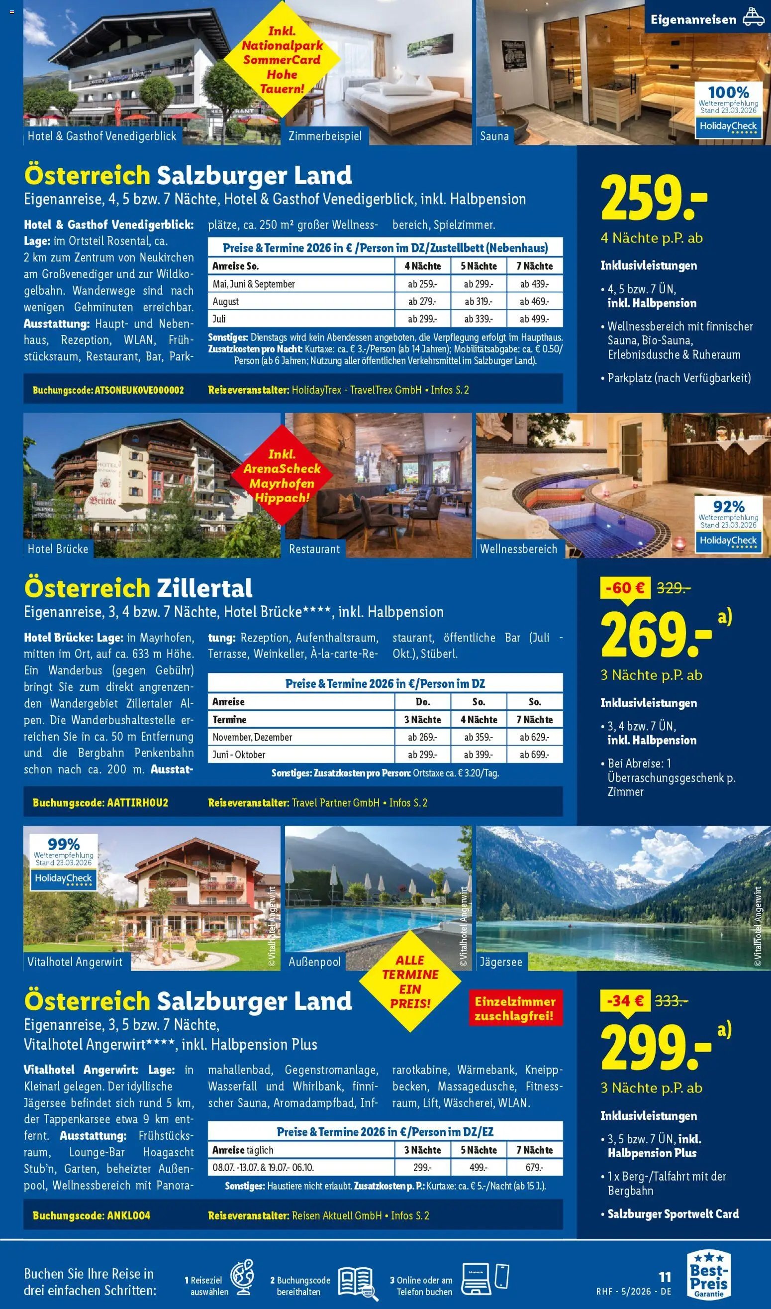 Lidl Reisen Prospekt 	