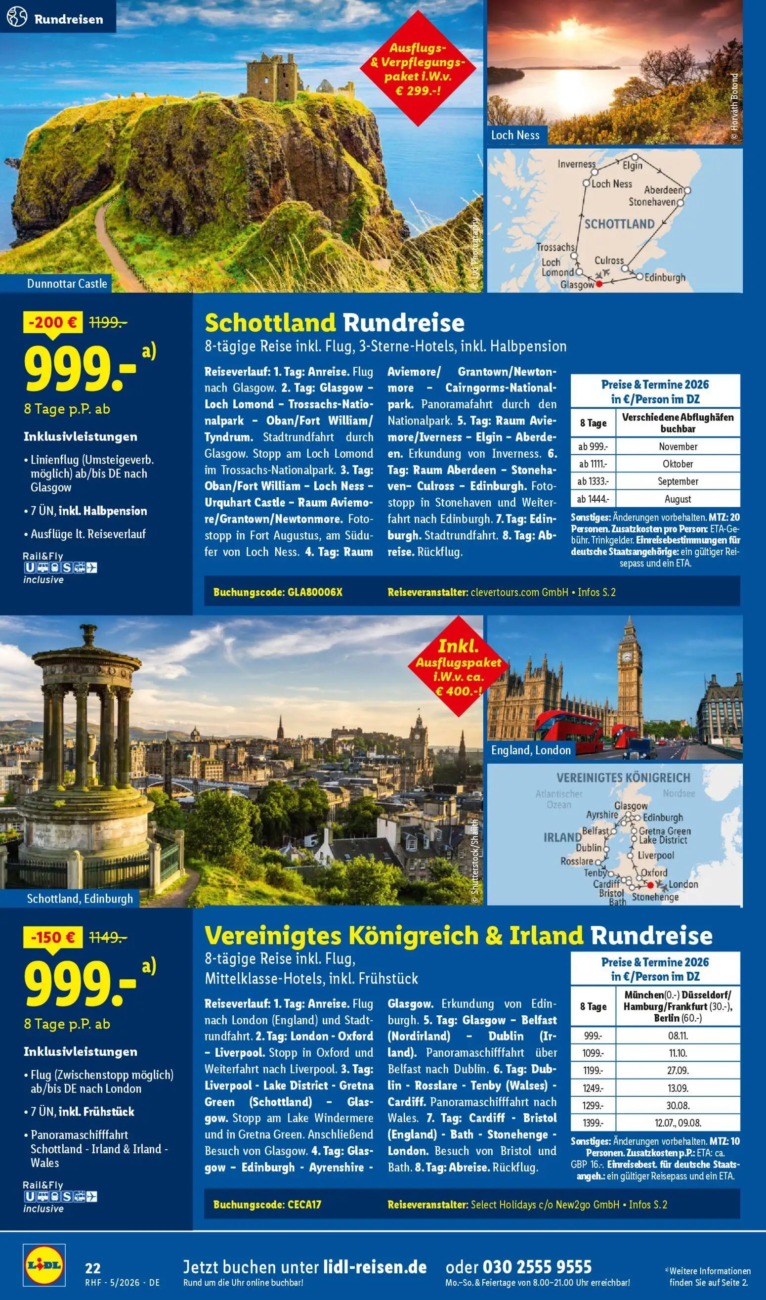 Lidl Reisen Prospekt 	