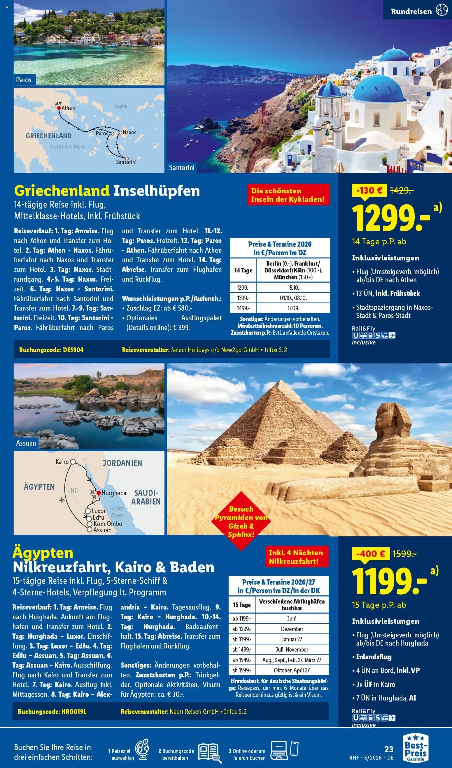 Lidl Reisen Prospekt 	