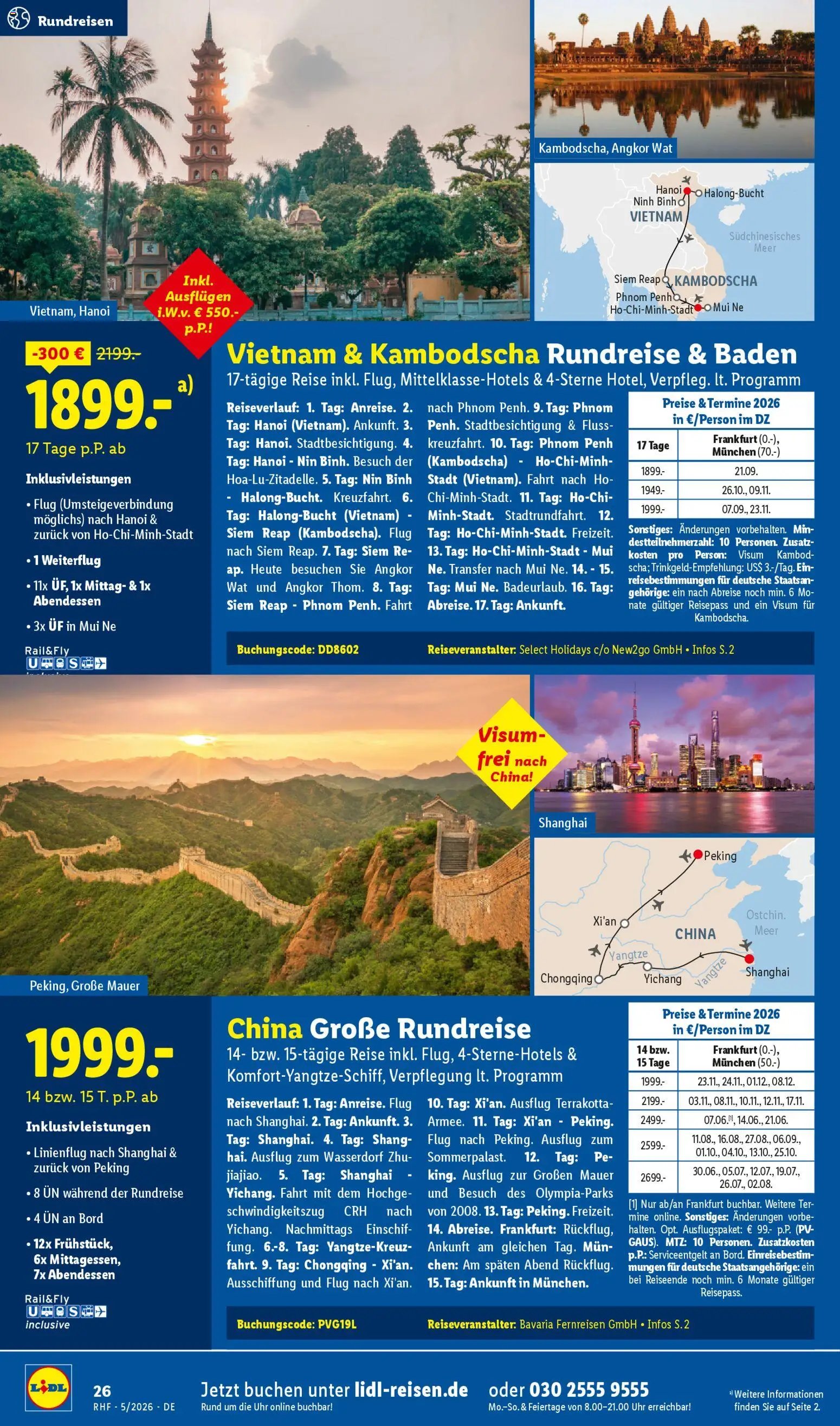 Lidl Reisen Prospekt 	