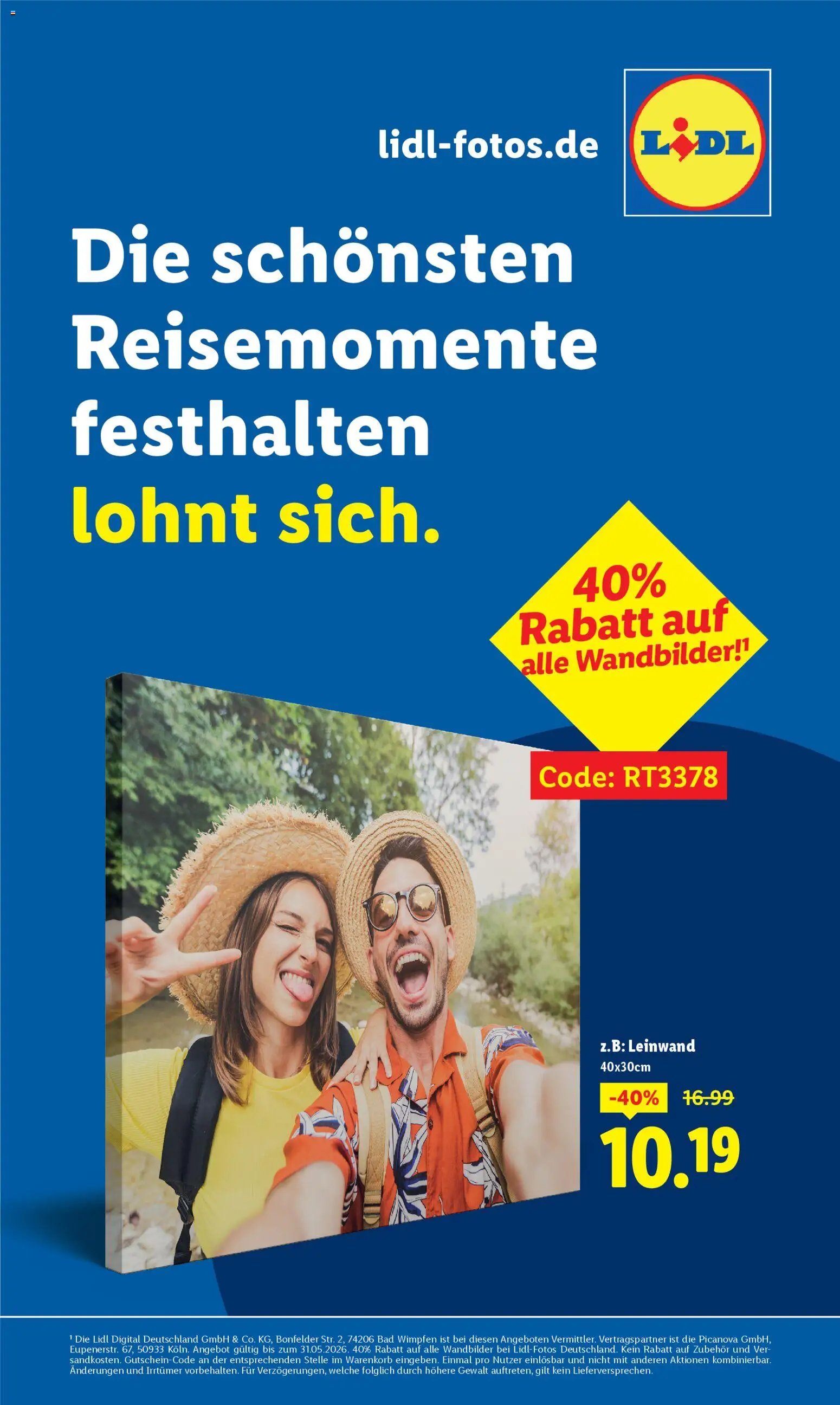 Lidl Reisen Prospekt 	