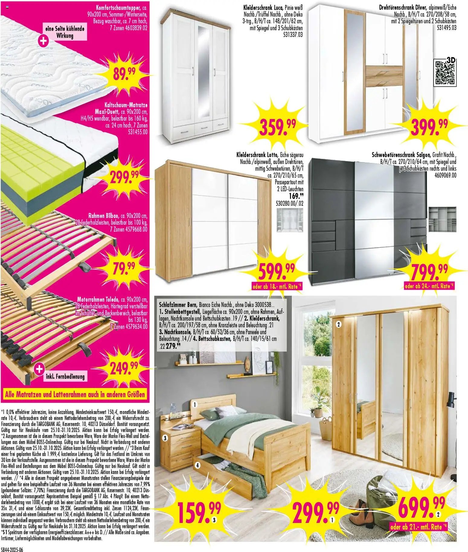 SB Möbel Boss Prospekt - Neunkirchen 	 (2025-10-25 - 2025-10-31)