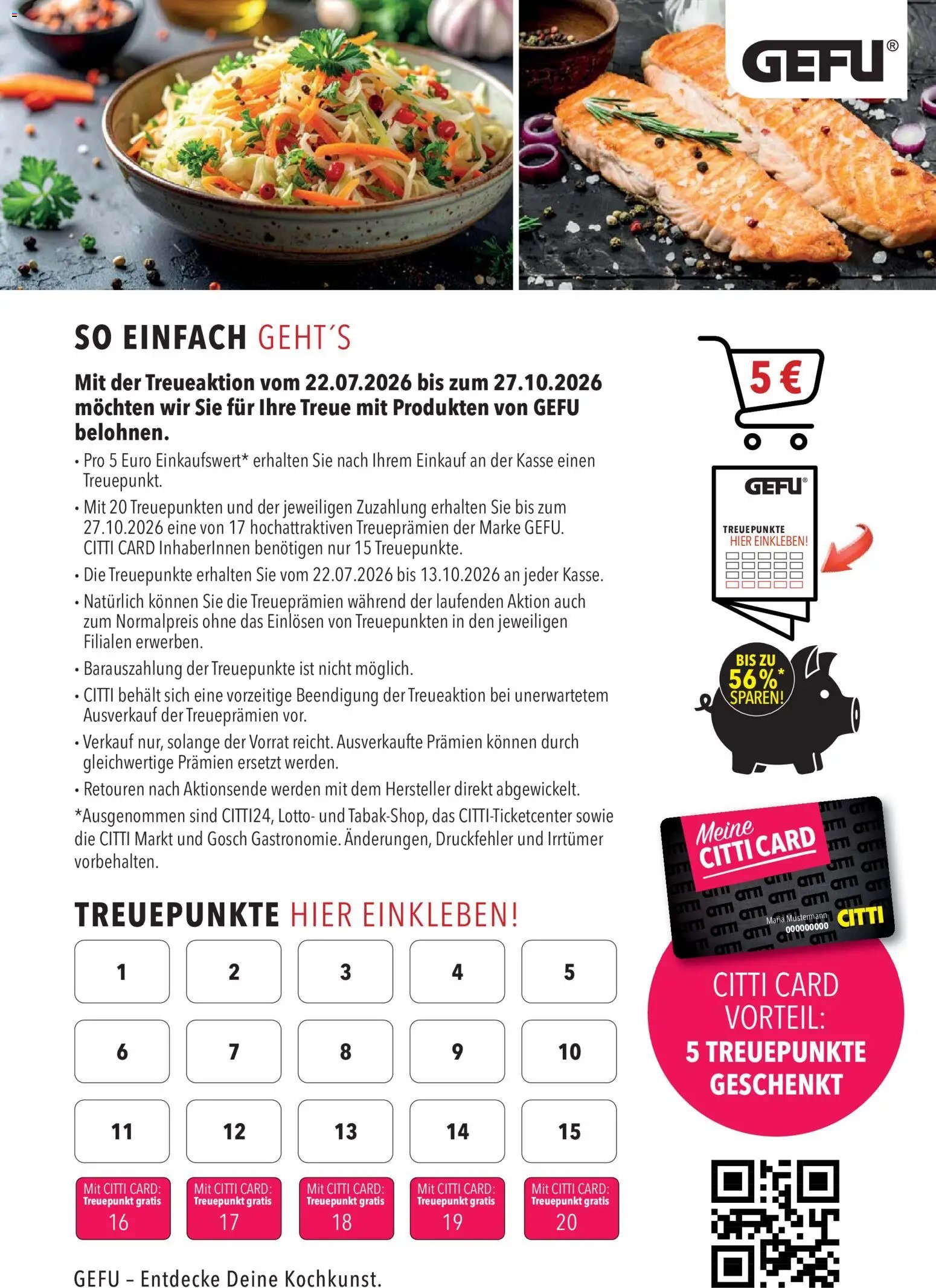 CITTI Markt Treueheftaktion