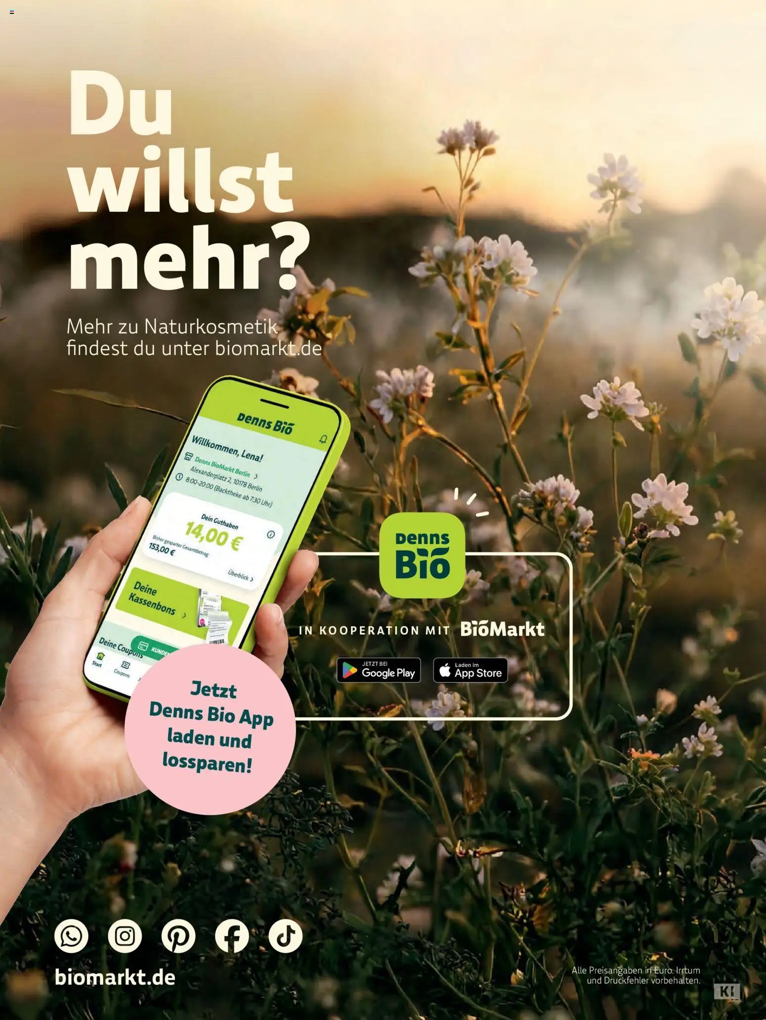 BioMarkt Pure Herbst/Winter 2026