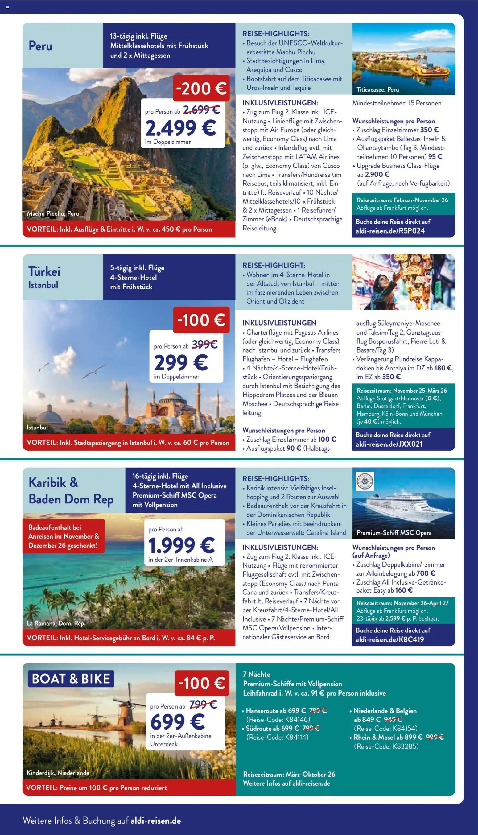 Aldi Reisen Angebote zum Tiefpreis (2025-11-20 - 2025-11-30)