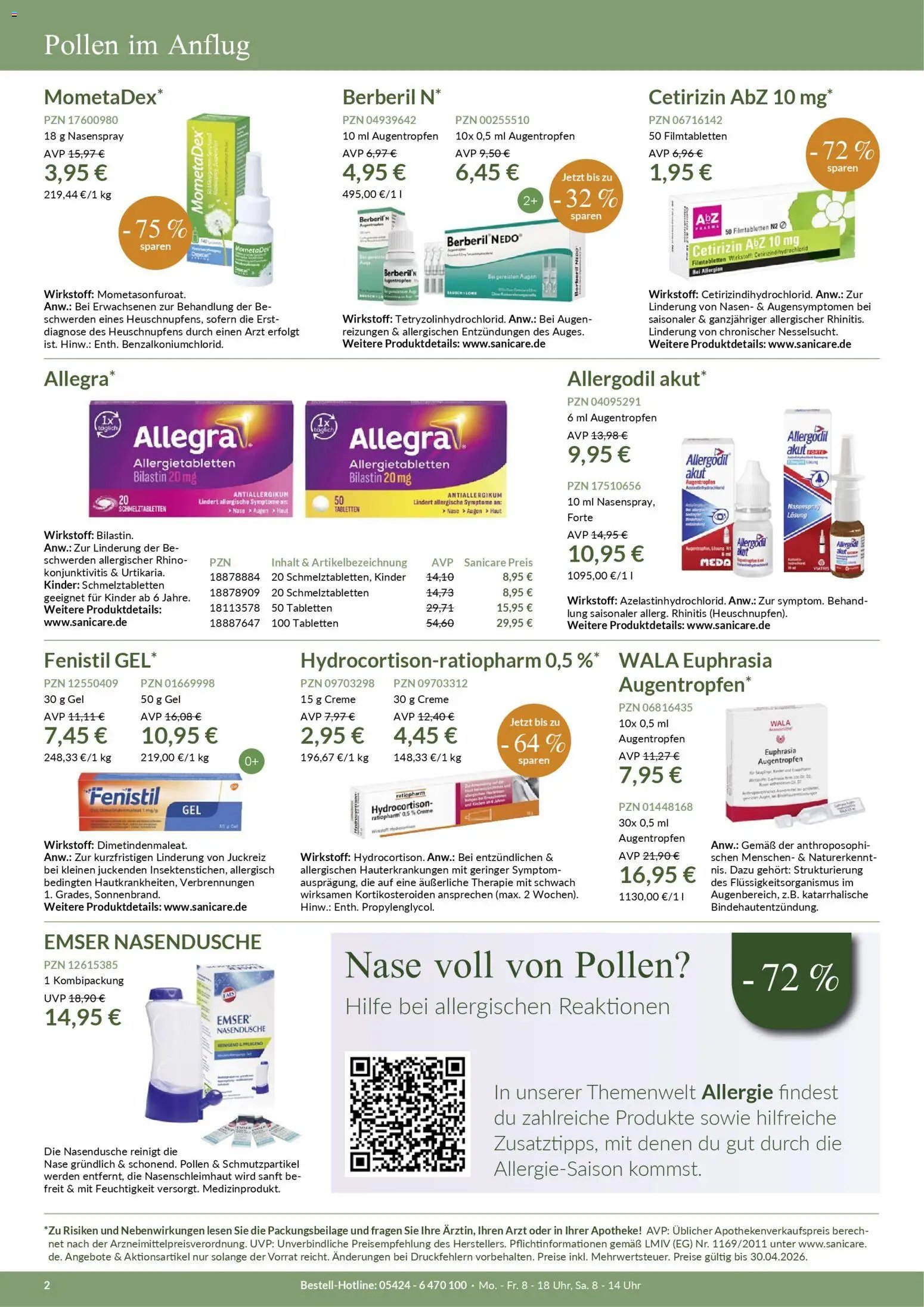 Sanicare Prospekt 	 (2026-03-03 - 2026-04-30)