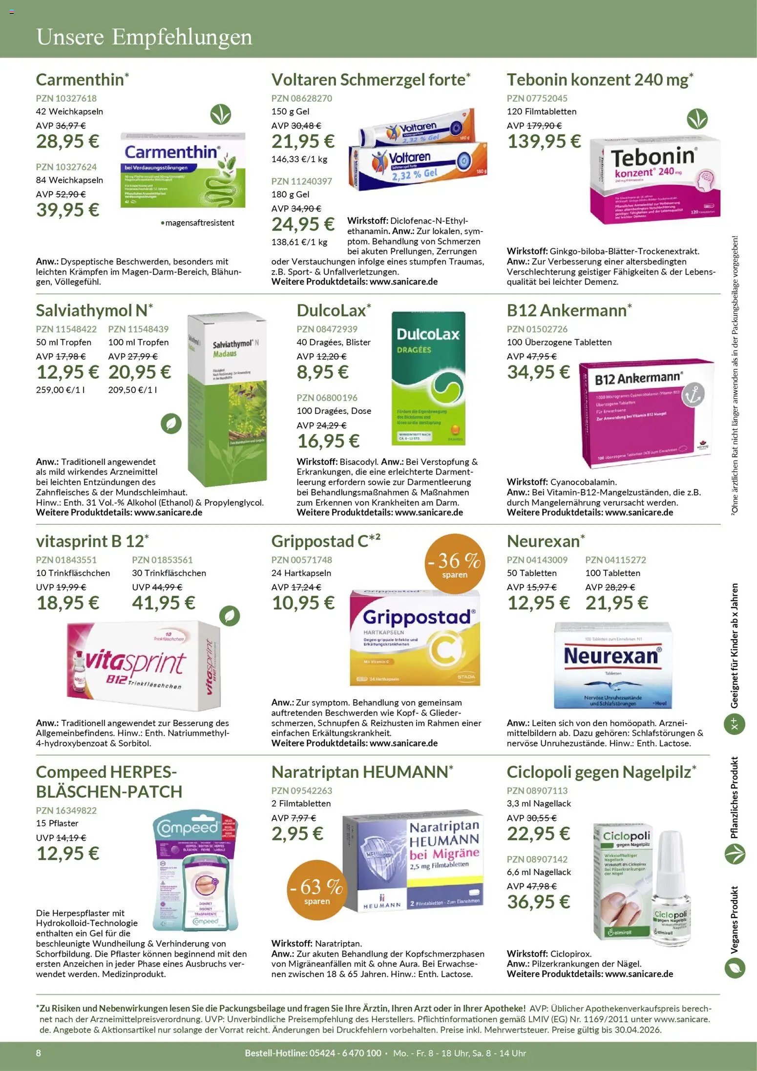 Sanicare Prospekt 	 (2026-03-03 - 2026-04-30)