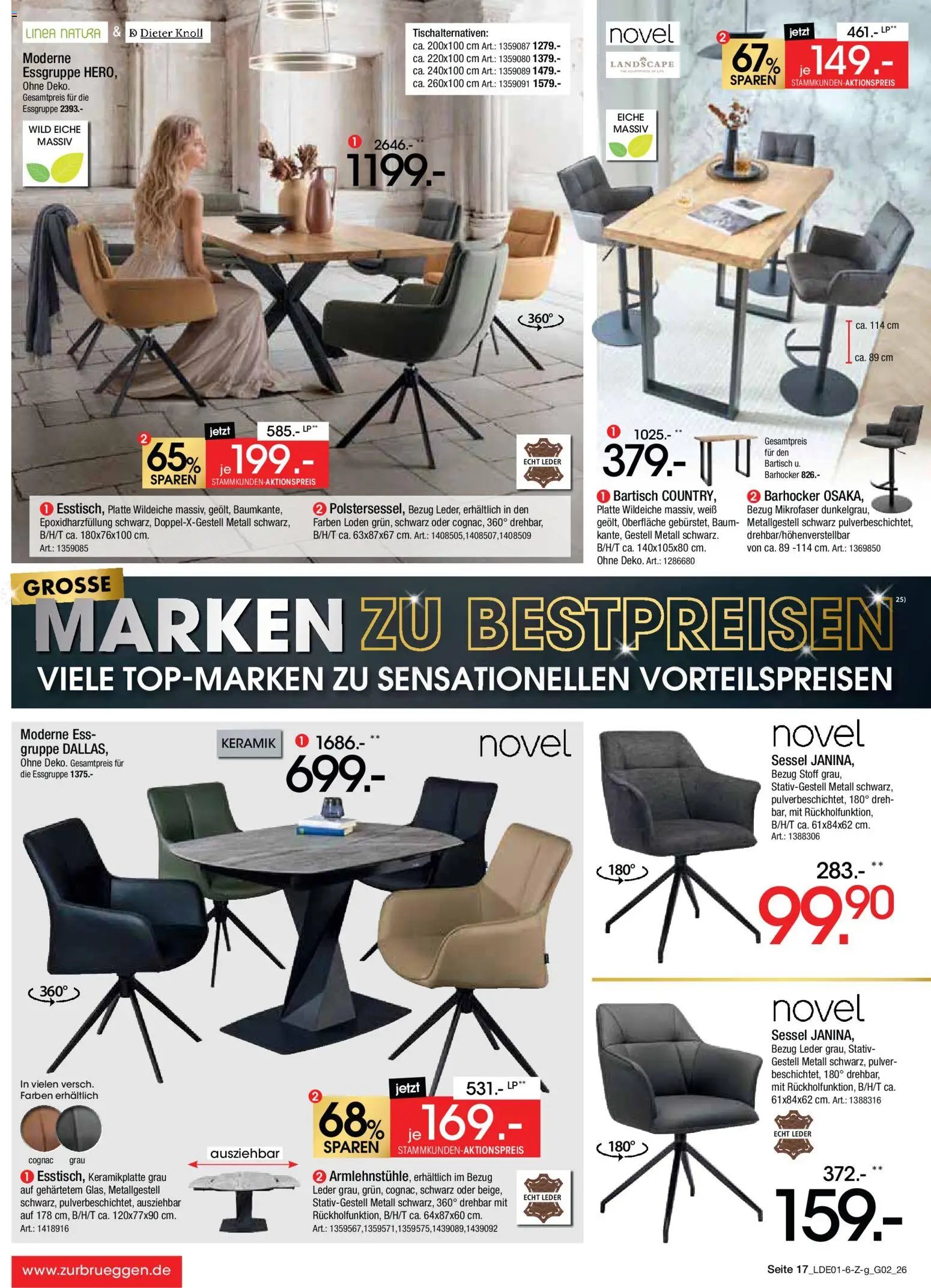 Zurbrüggen Große Marken-Sensation