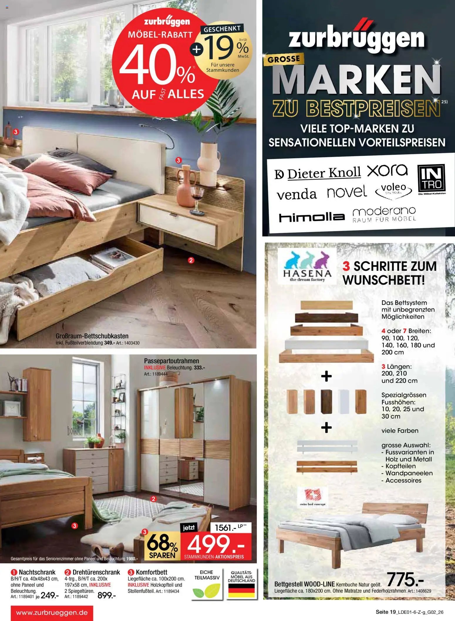 Zurbrüggen Große Marken-Sensation