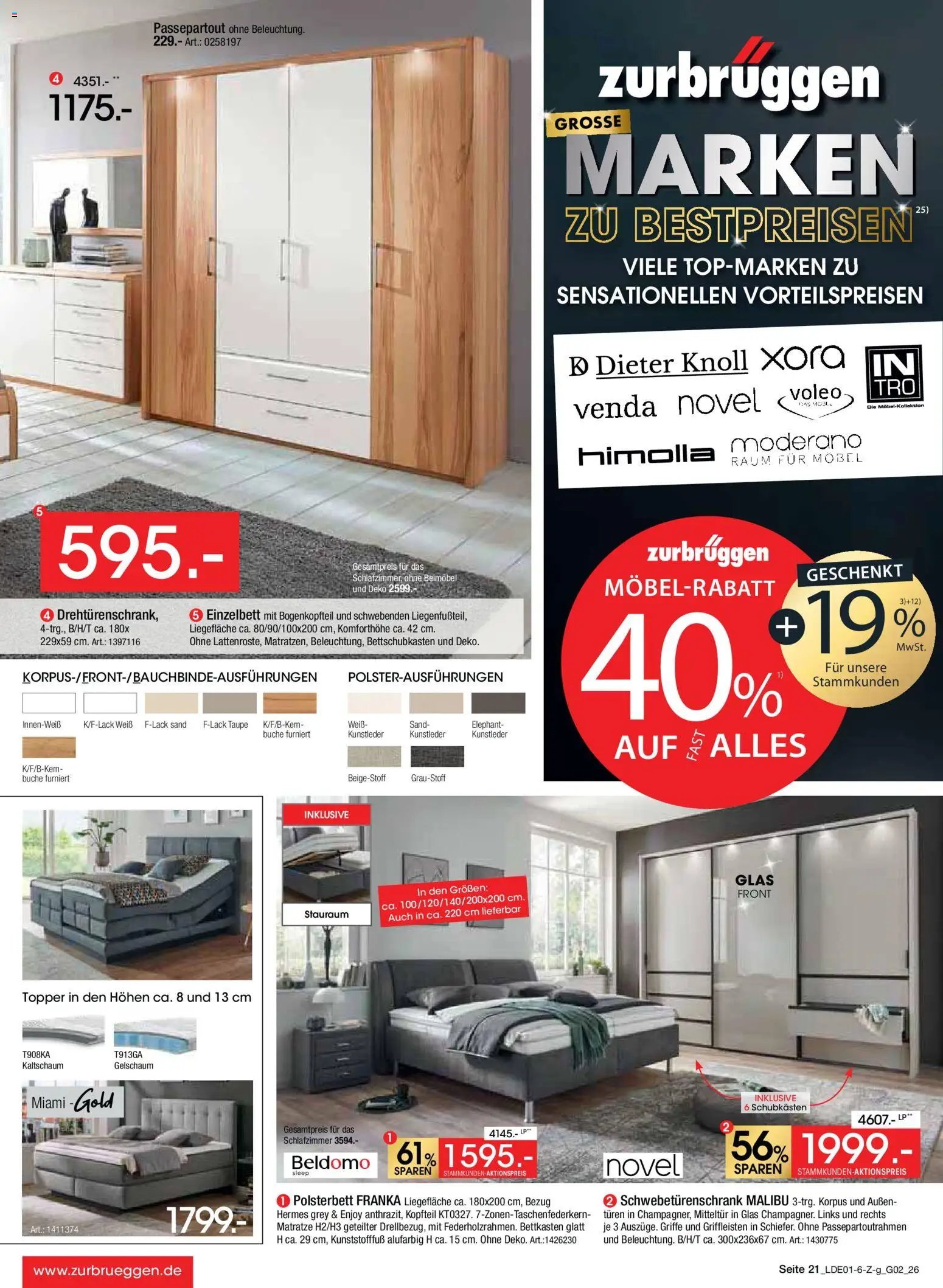 Zurbrüggen Große Marken-Sensation