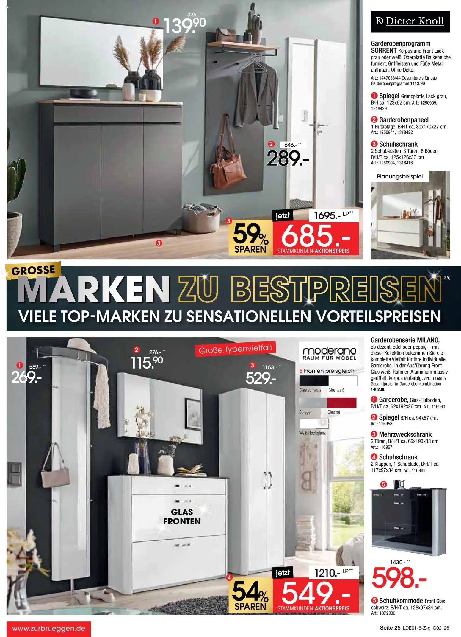 Zurbrüggen Große Marken-Sensation