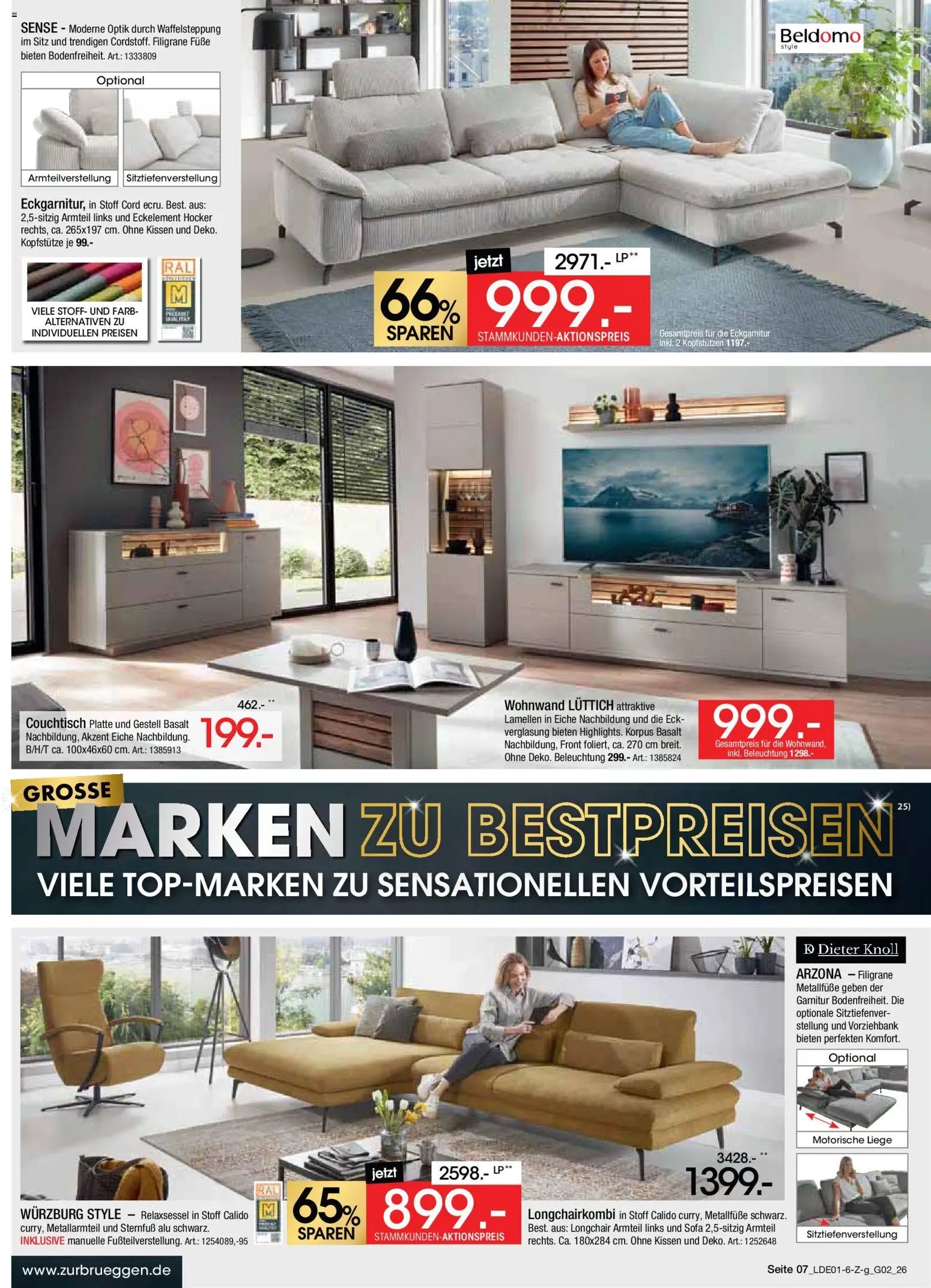 Zurbrüggen Große Marken-Sensation