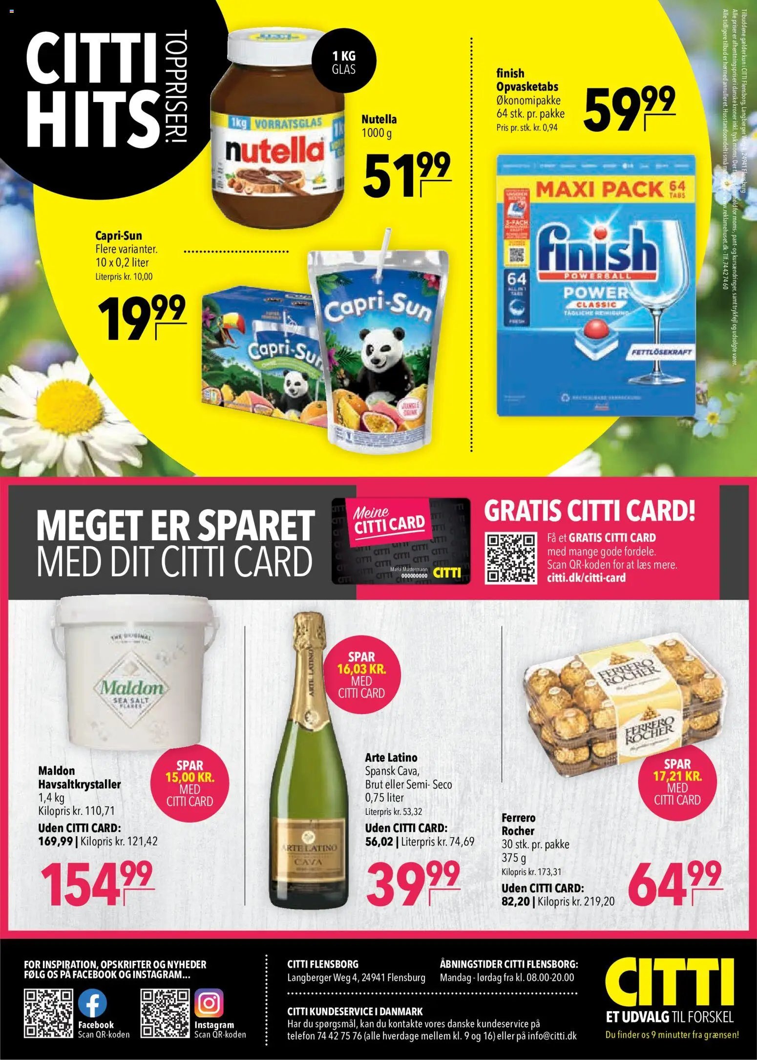 CITTI Markt Dänemark-Werbung
