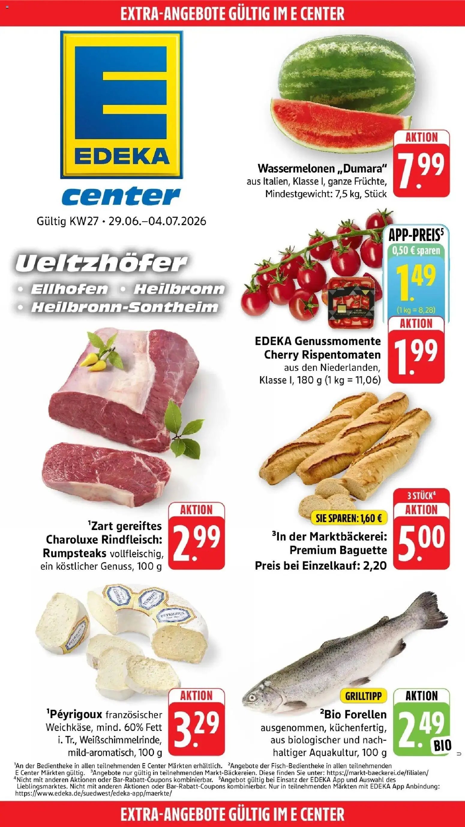 E center - E center: Wochenangebote