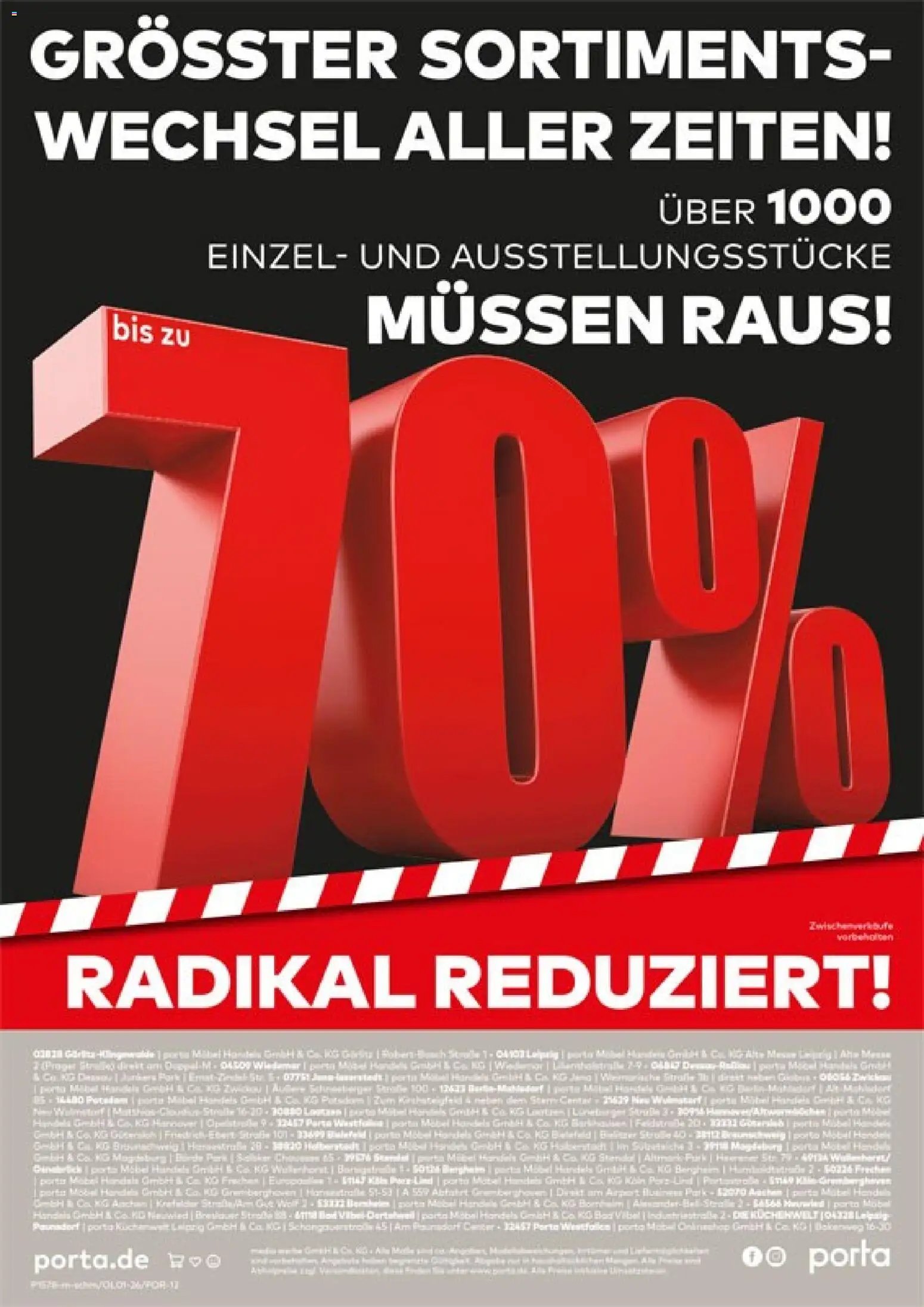 Porta! Super Sale