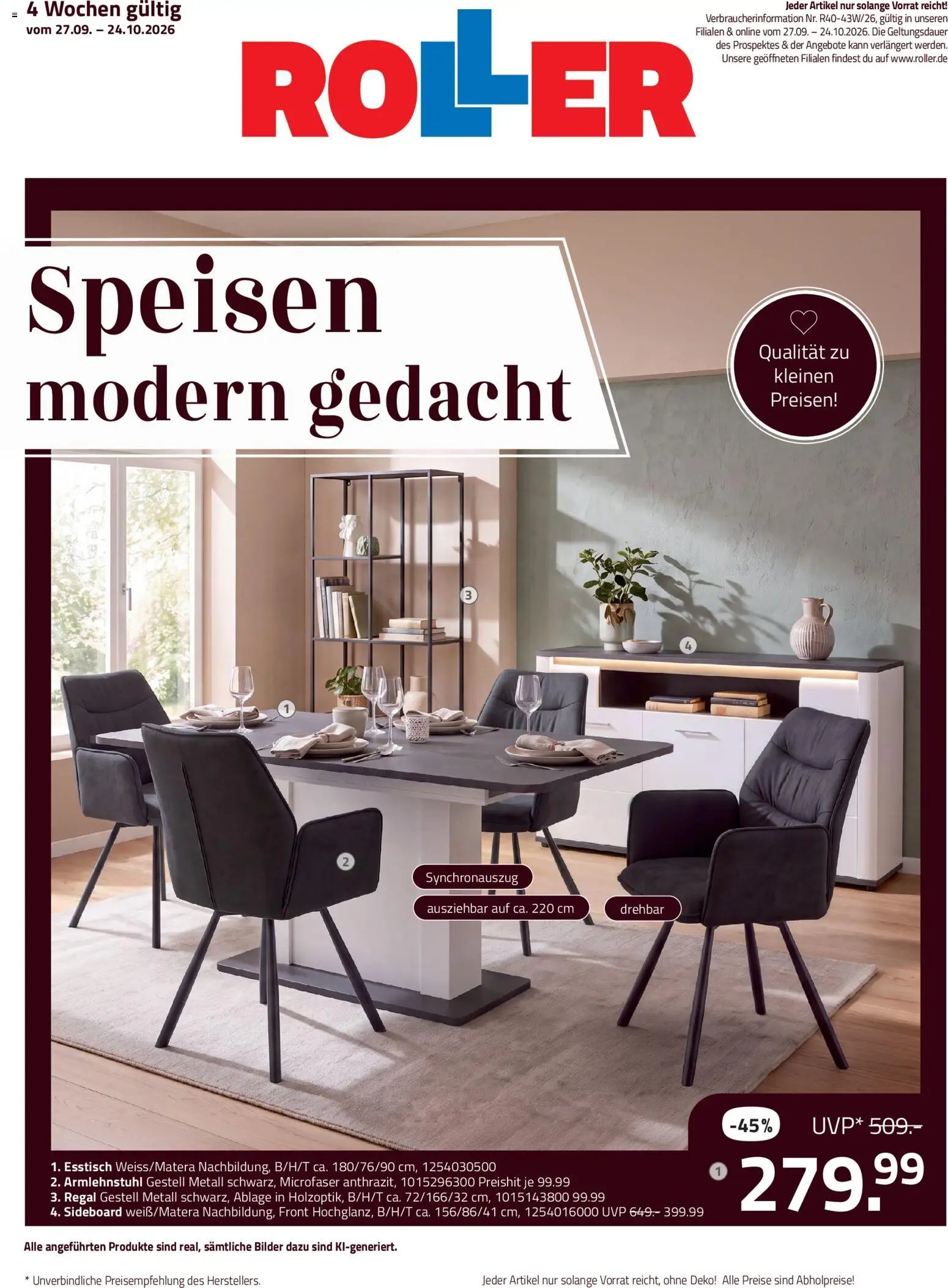 Roller Küchenprospekt