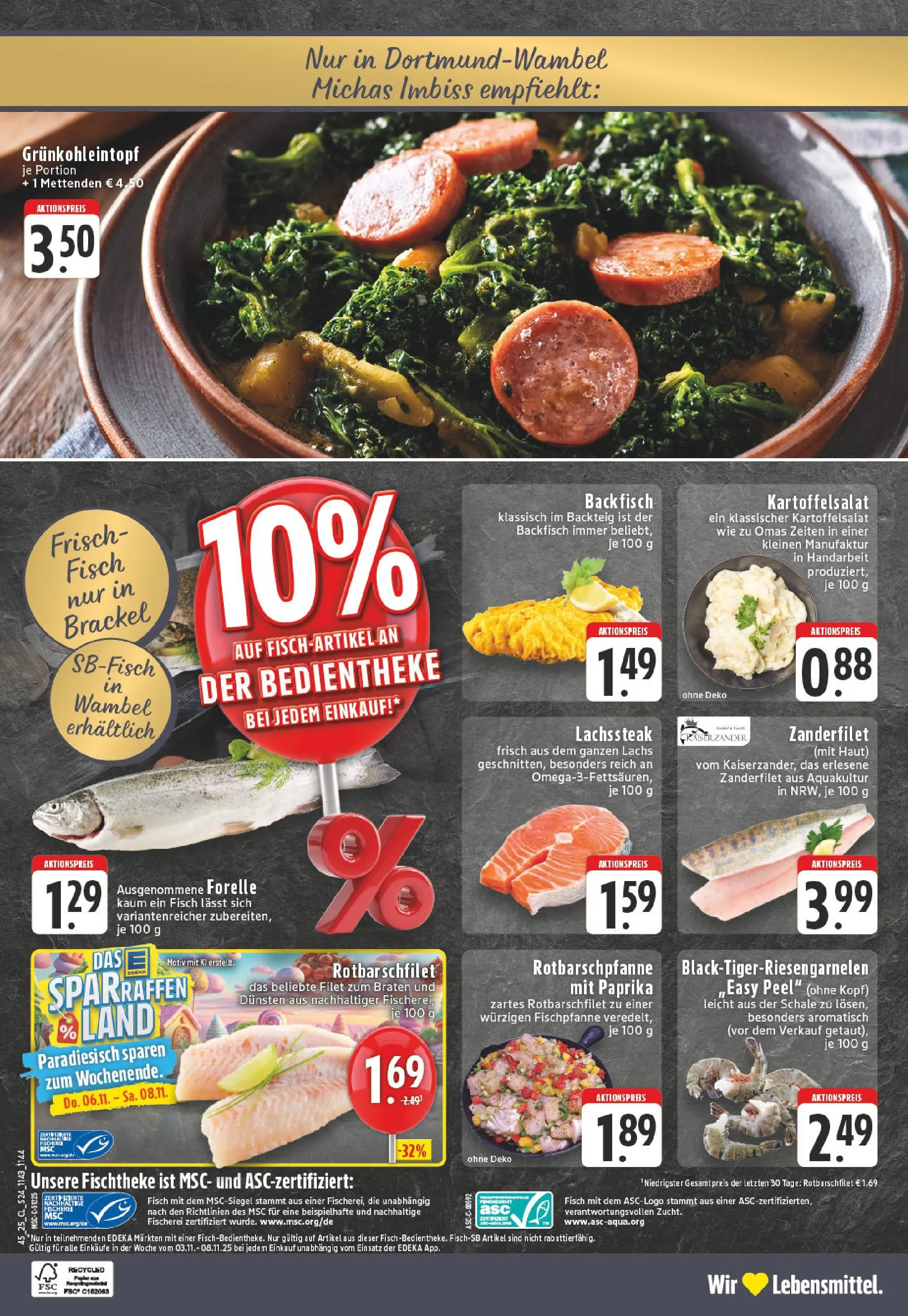 Edeka prospekt Dortmund-Brackel	